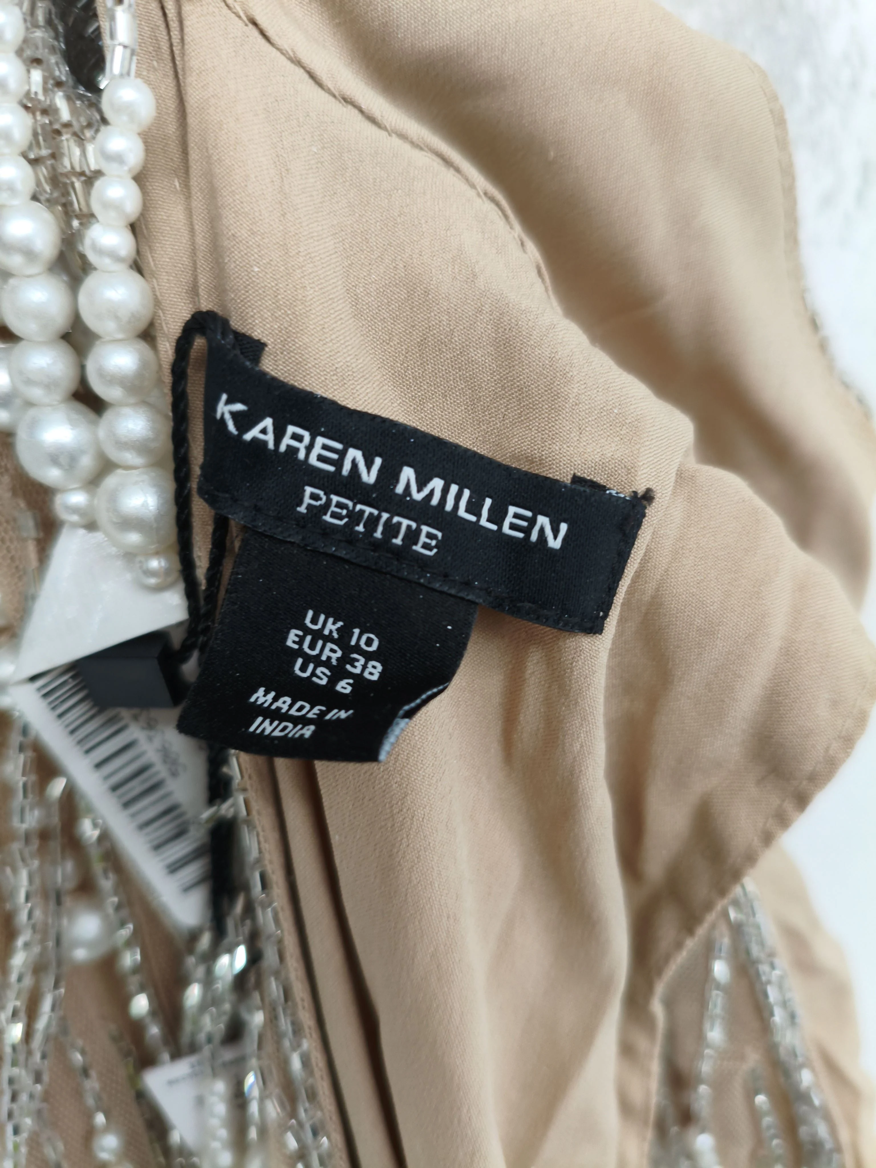Karen Millen Tank Midi Dress UK10 in Tan RRP £399 - Image 6