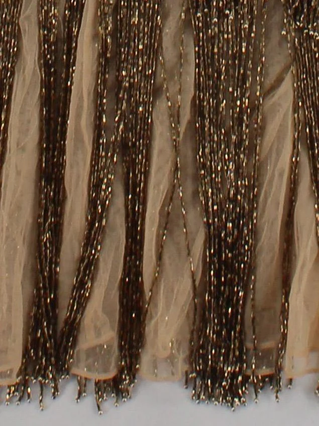 Karen Millen Tank Midi Dress UK14 in Gold RRP £469 - Image 4