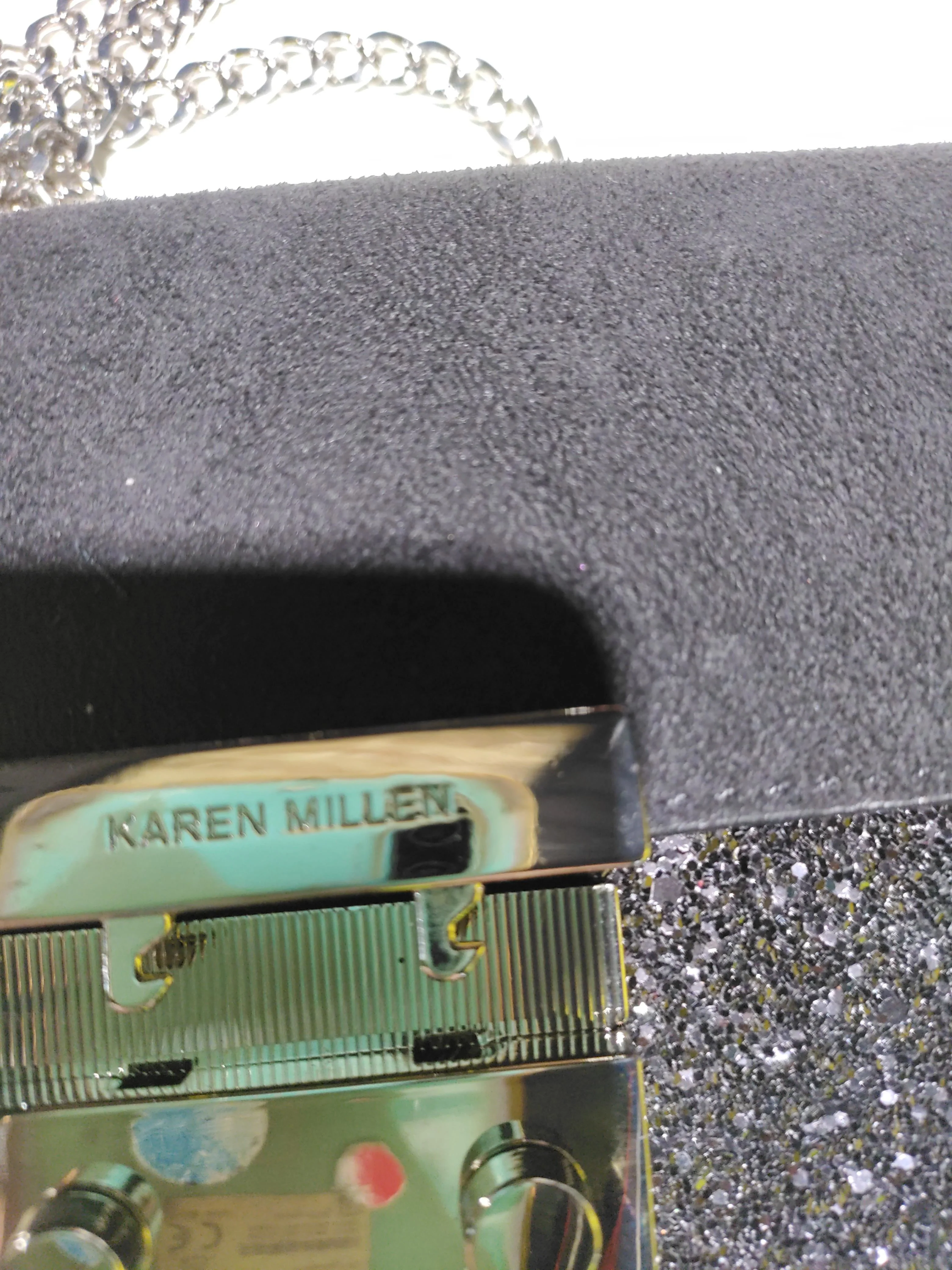 Karen Millen Women's Bag Black Other with Other Crossbody - Image 5