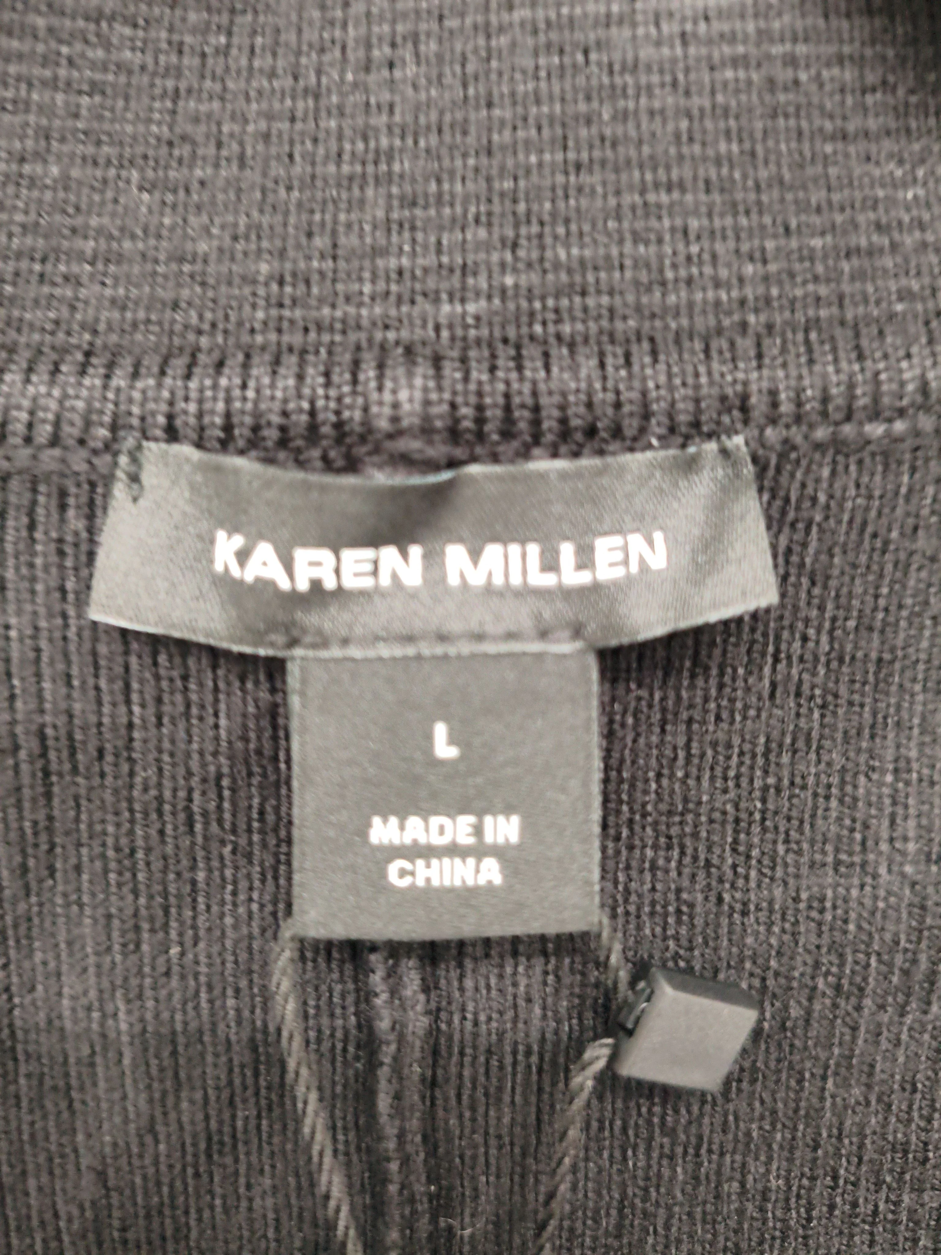 Karen Millen Women's Blazer L Black Viscose with Polyamide Overcoat - Image 6
