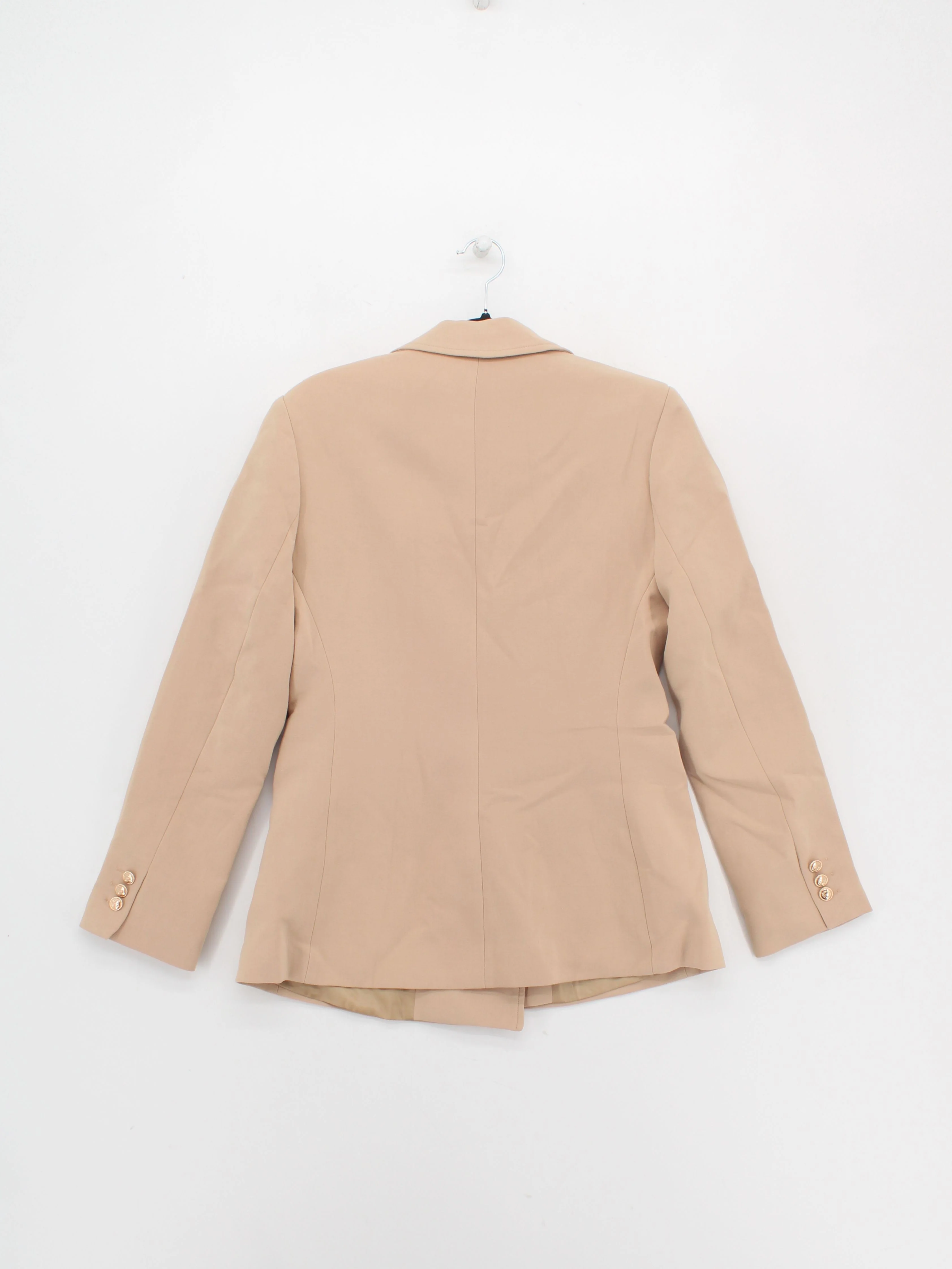 Karen Millen Women's Blazer UK 10 Tan Polyester with Viscose, Elastane Overcoat - Image 2