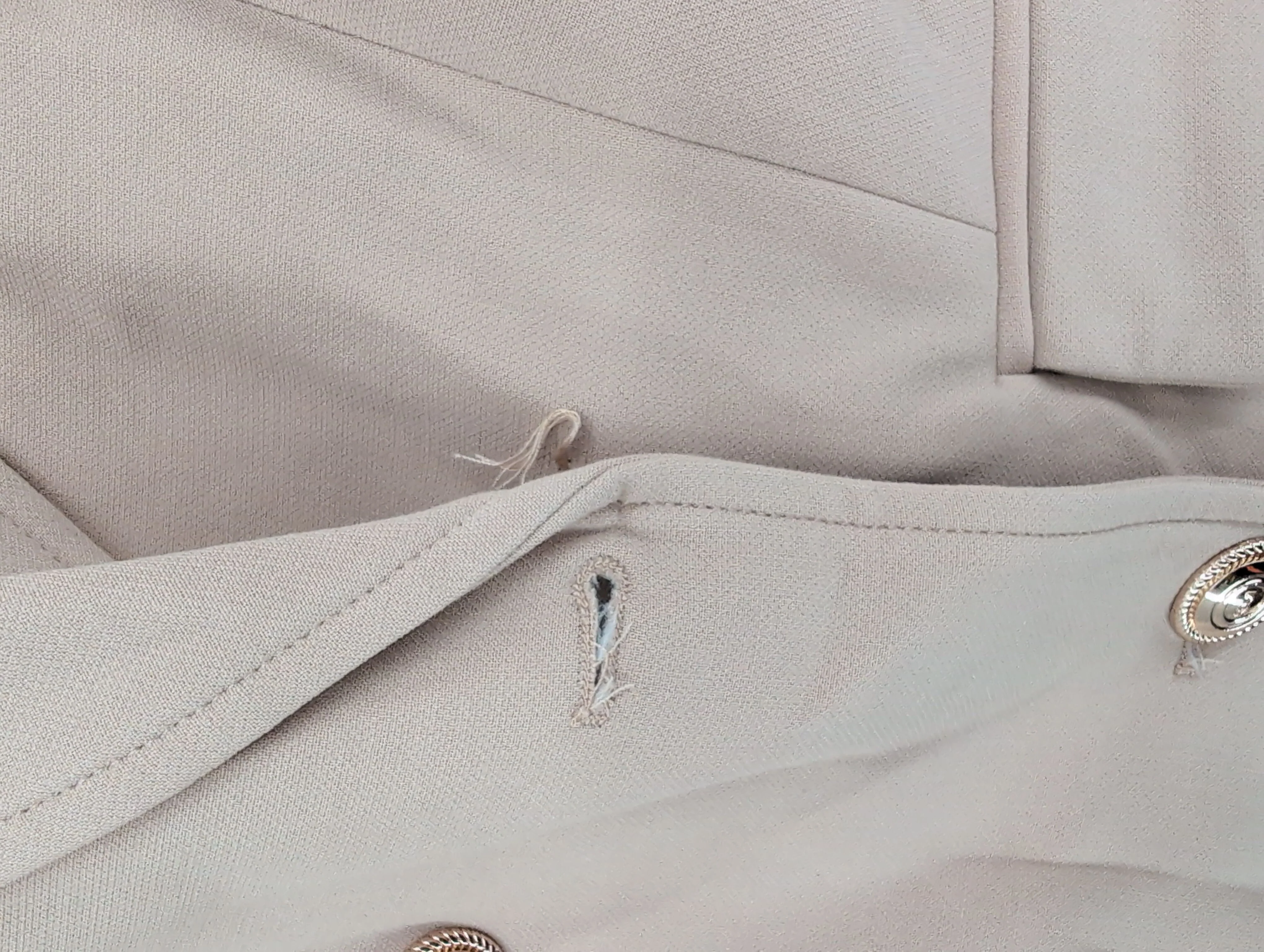 Karen Millen Women's Blazer UK 10 Tan Polyester with Viscose, Elastane Overcoat - Image 5