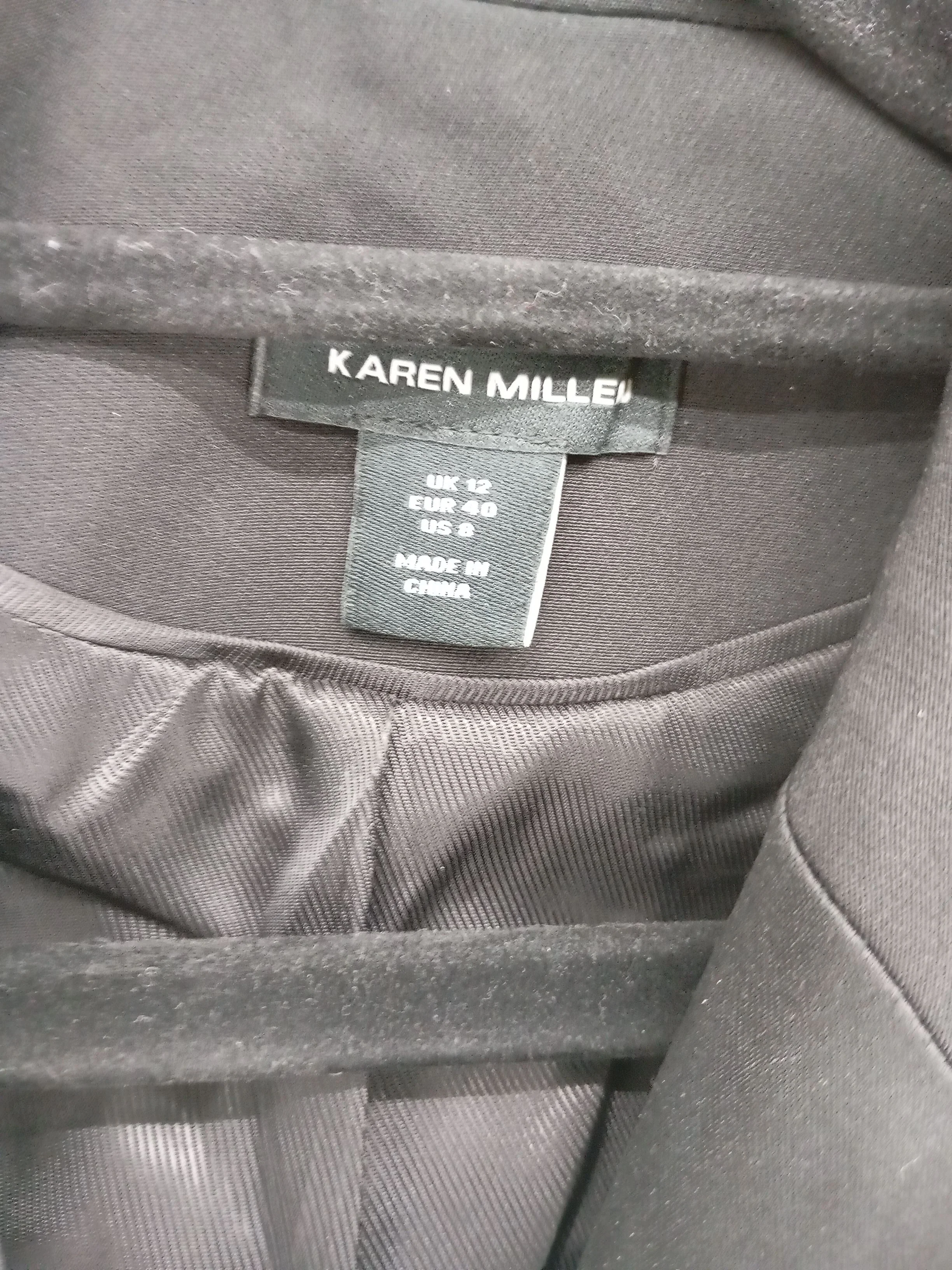 Karen Millen Women's Blazer UK 12 Black Polyester - Image 7