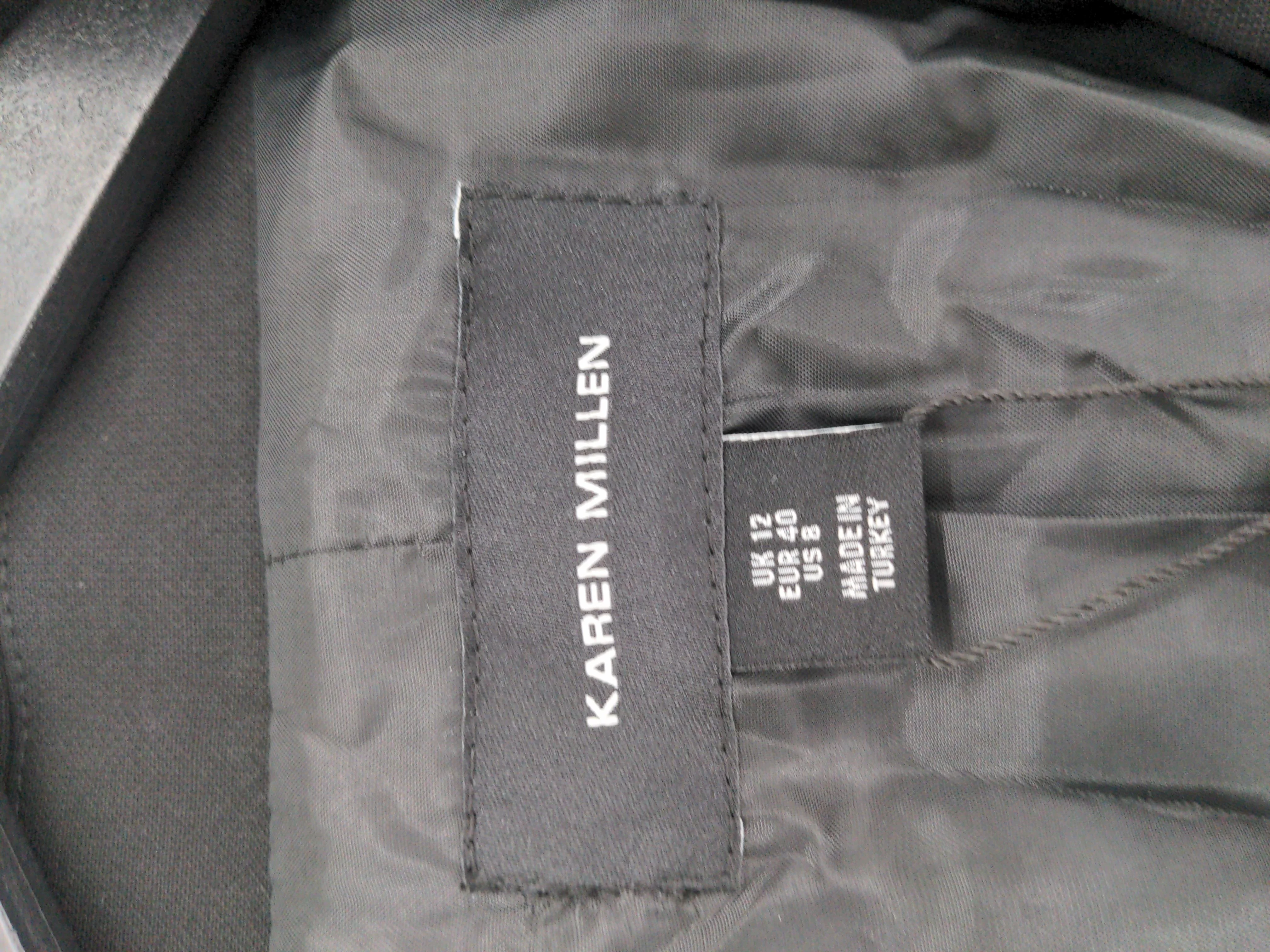 Karen Millen Women's Blazer UK 12 Black Polyester New with tags - Image 5
