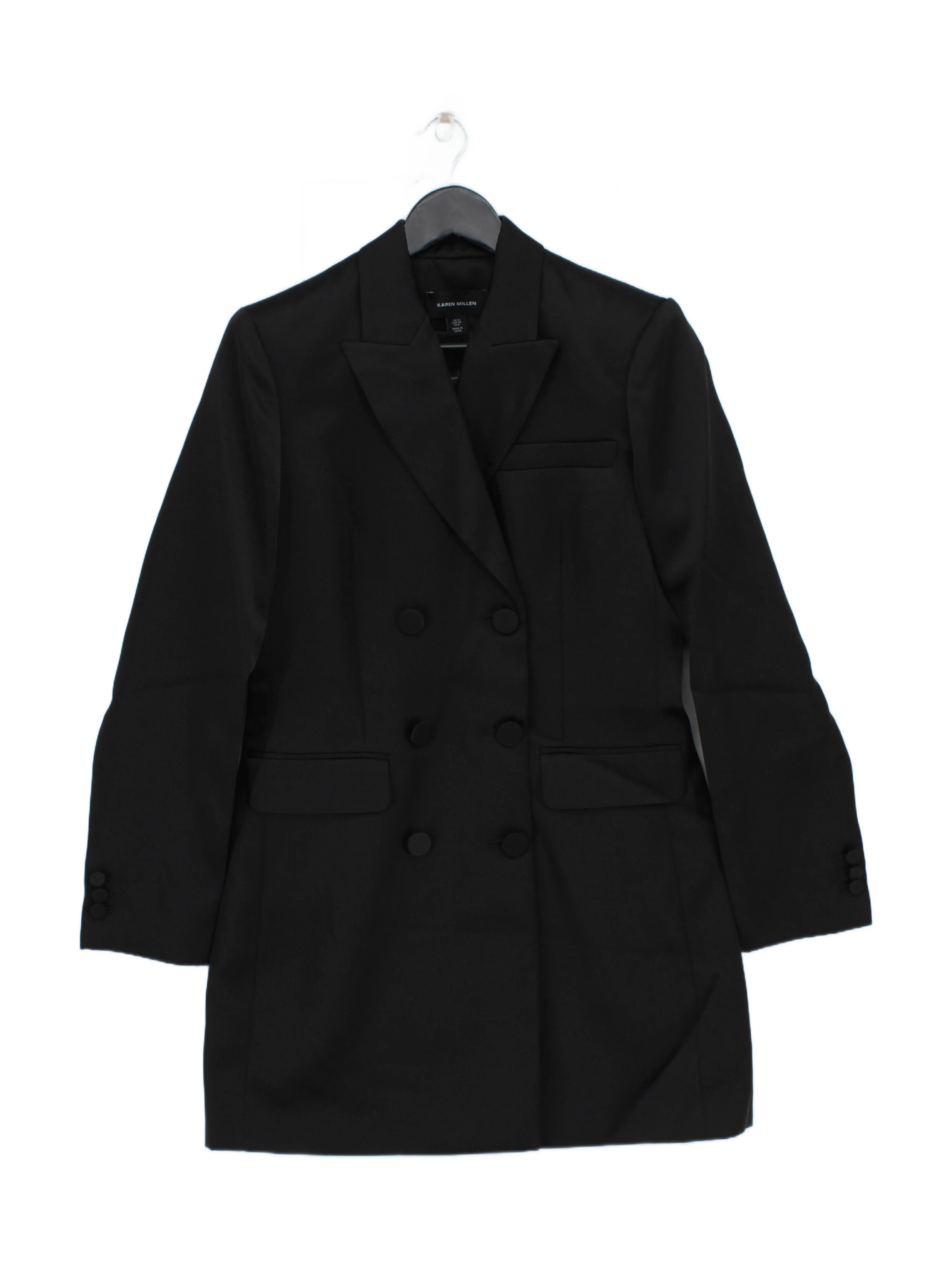 Karen Millen Women's Blazer UK 12 Black Polyester New with tags - Image 2