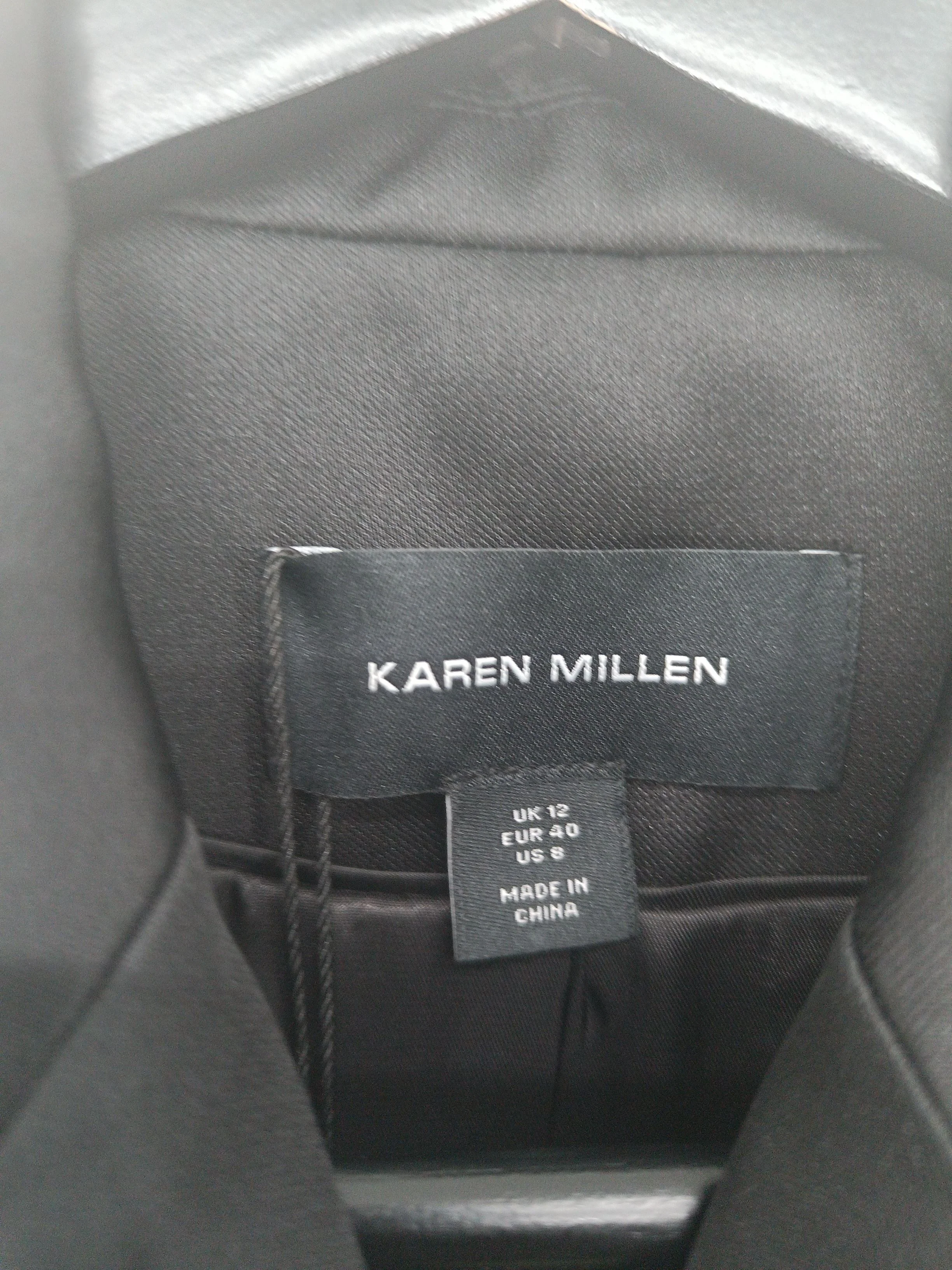 Karen Millen Women's Blazer UK 12 Black Polyester New with tags - Image 6