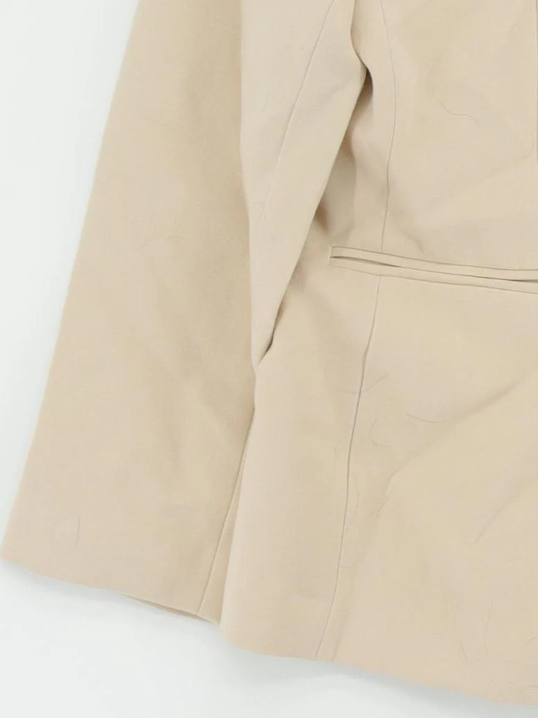 Karen Millen Women's Blazer UK 12 Cream Polyester New with tags - Image 4