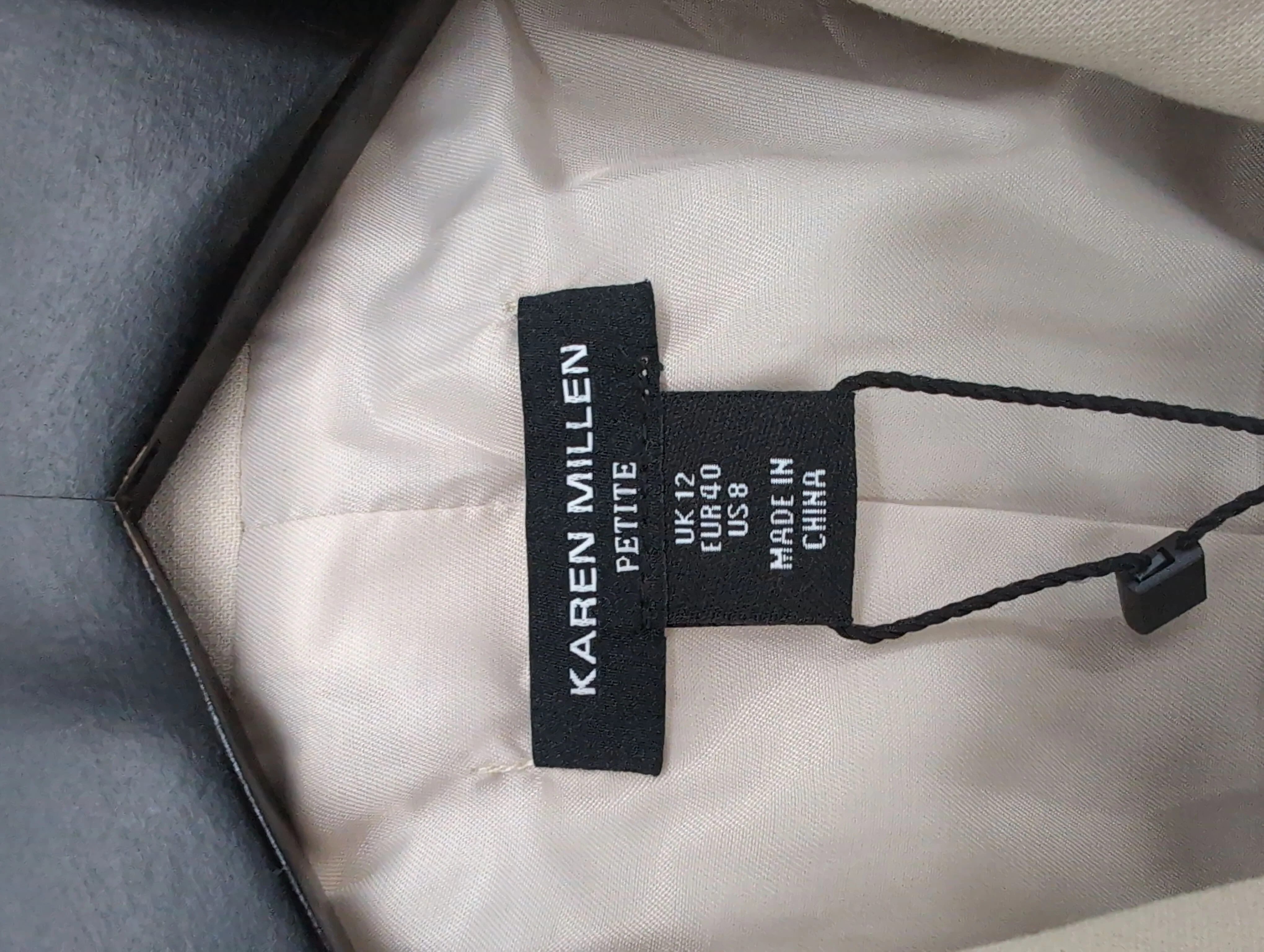 Karen Millen Women's Blazer UK 12 Cream Polyester New with tags - Image 5