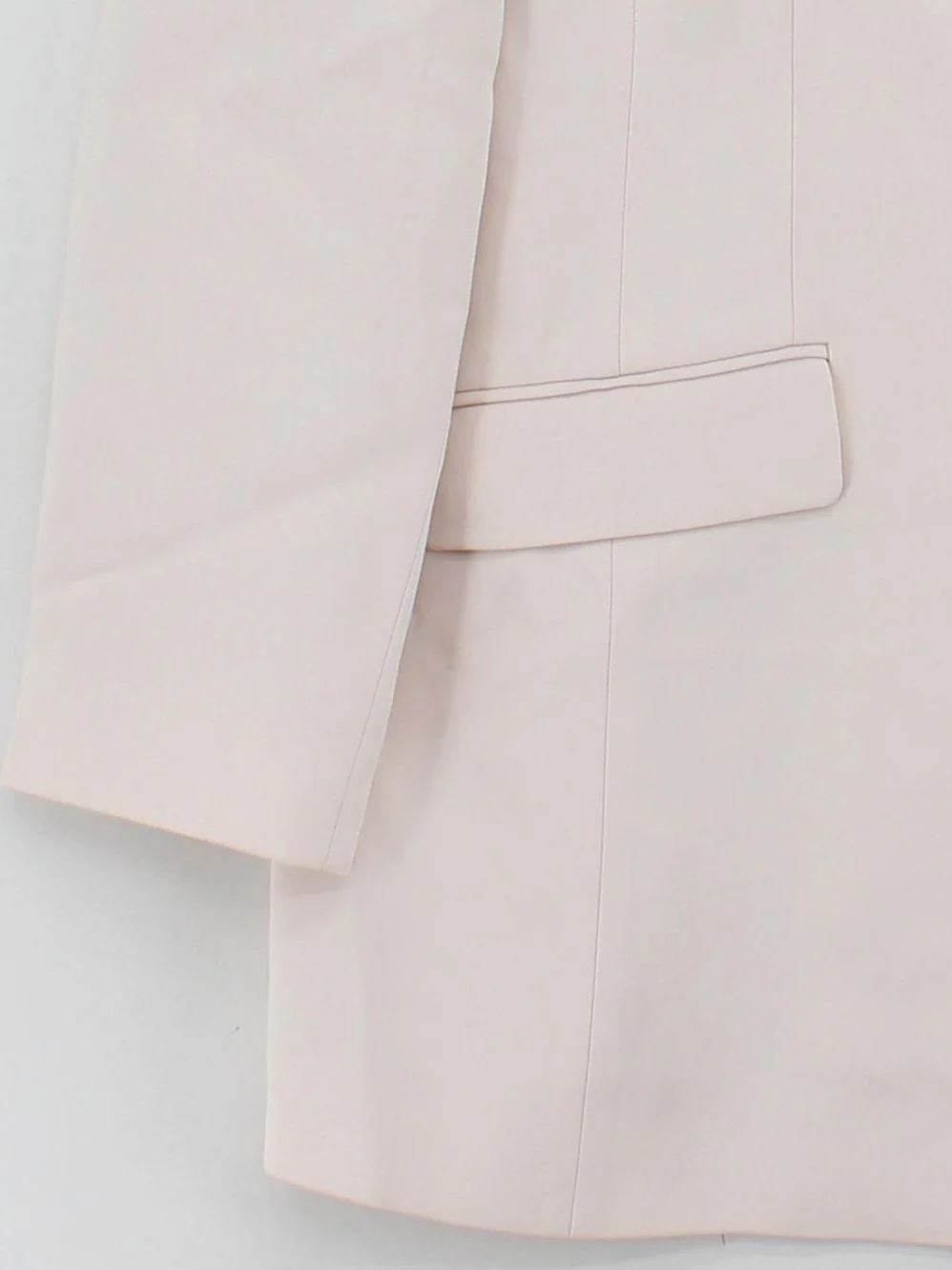 Karen Millen Women's Blazer UK 12 Cream Viscose - Image 4