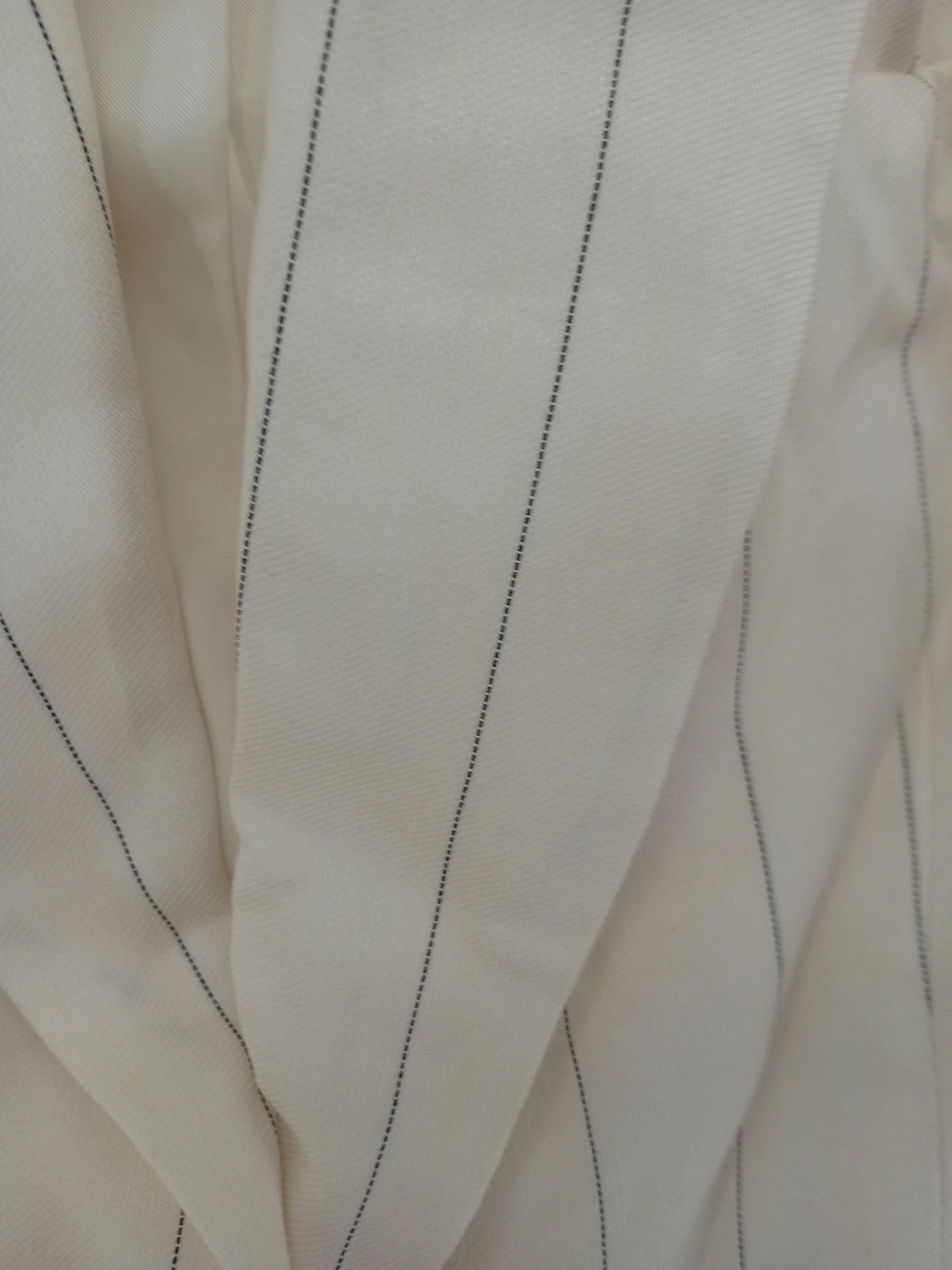 Karen Millen Women's Blazer UK 12 Cream Viscose with Other, Polyester Overcoat - Image 5