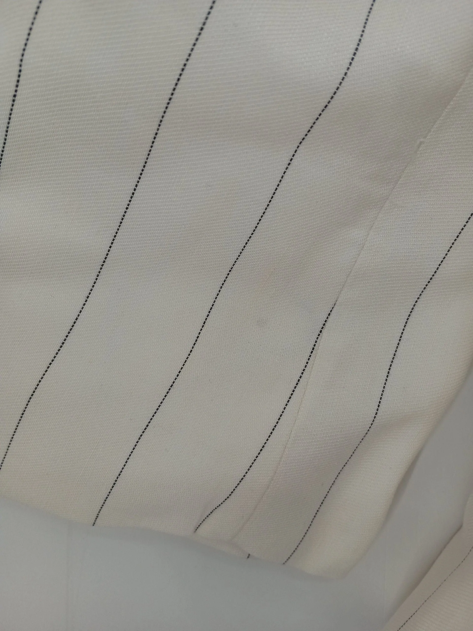 Karen Millen Women's Blazer UK 12 Cream Viscose with Other, Polyester Overcoat - Image 6