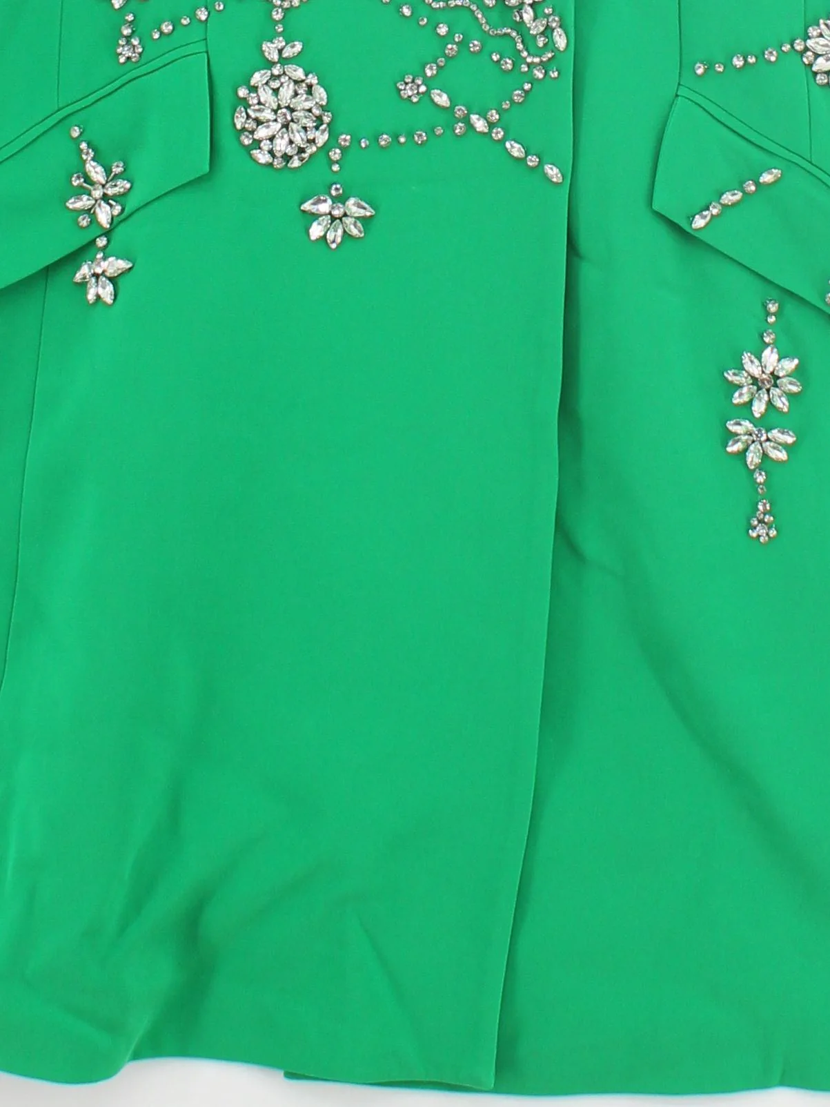 Karen Millen Women's Blazer UK 12 Green Polyester - Image 4