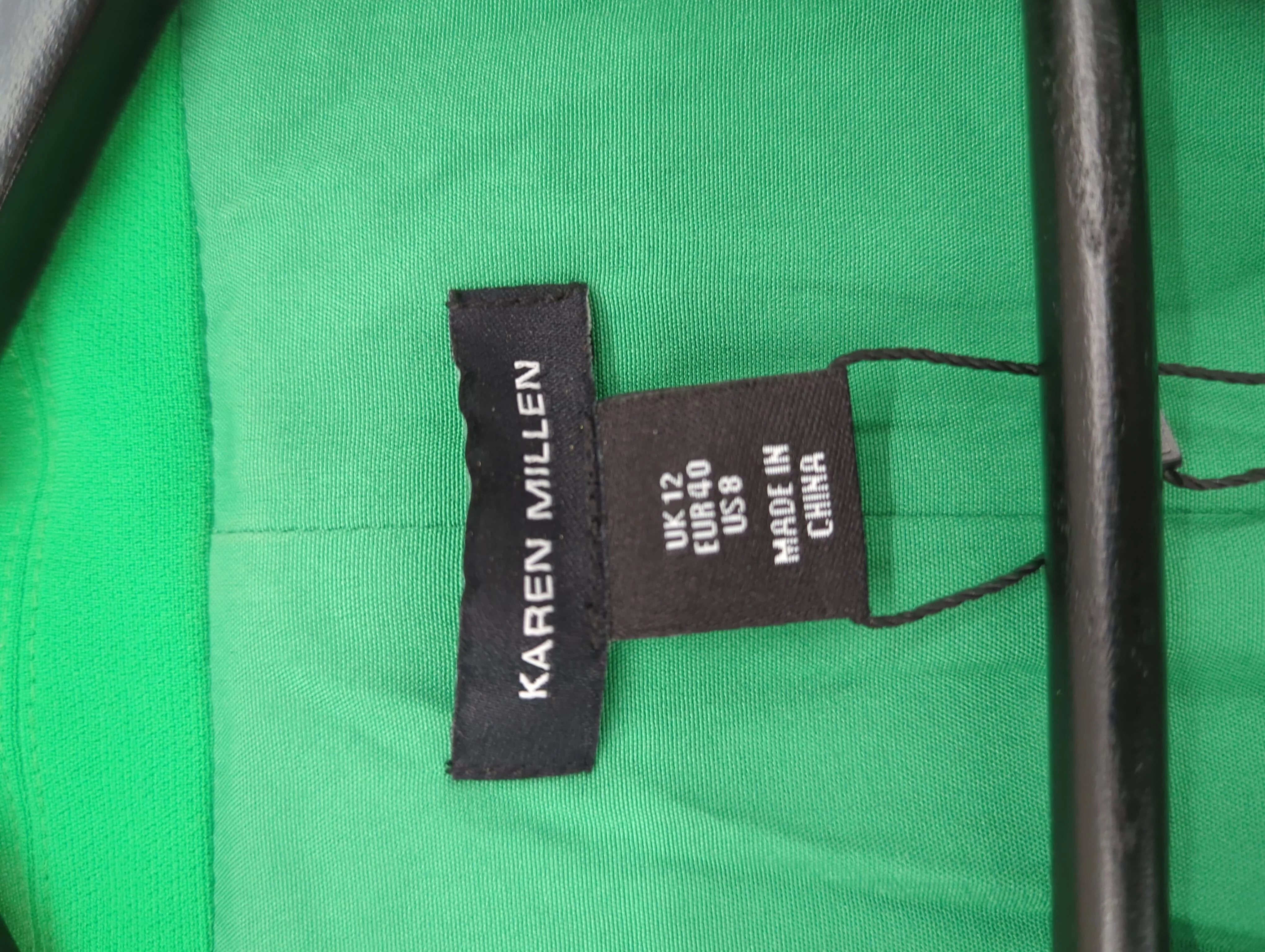 Karen Millen Women's Blazer UK 12 Green Polyester - Image 6