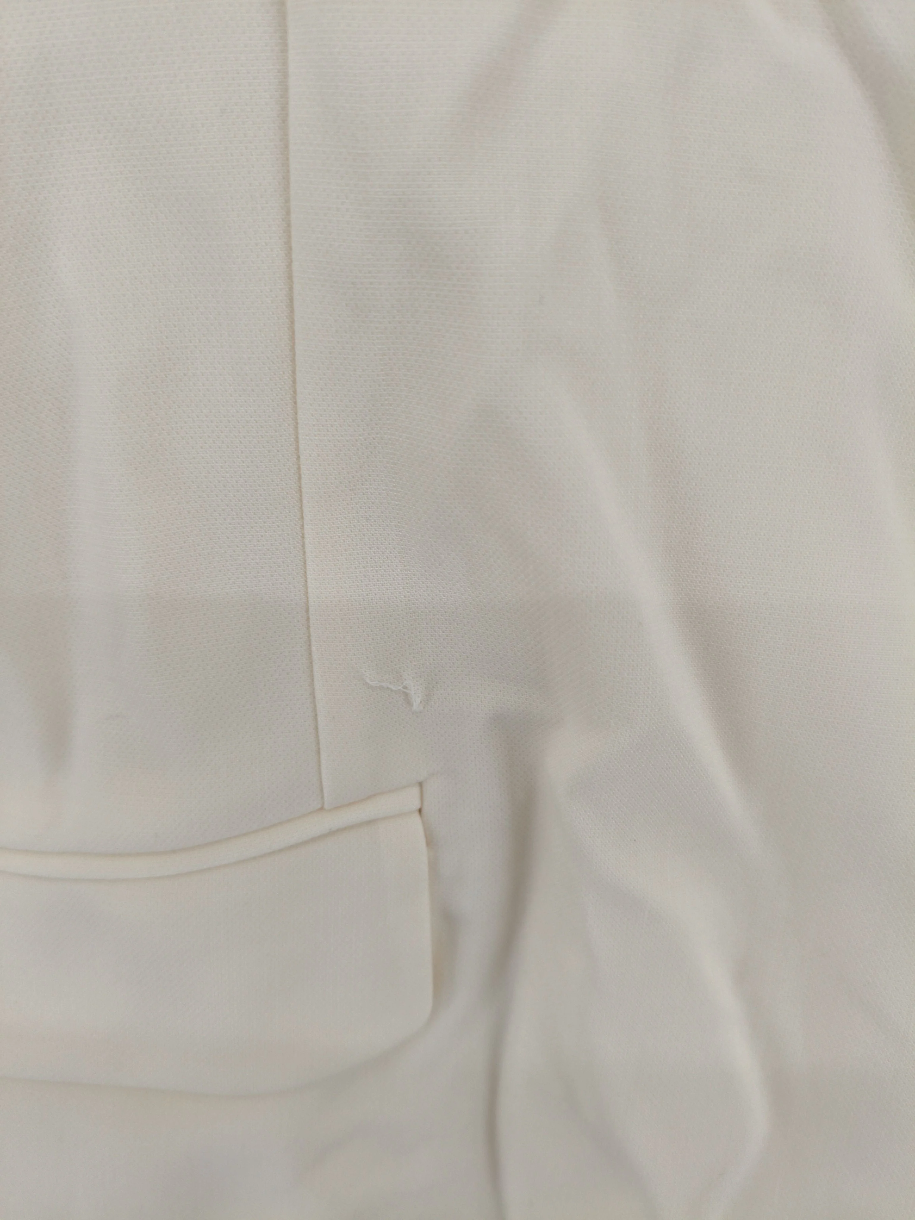 Karen Millen Women's Blazer UK 14 Cream Polyester - Image 5