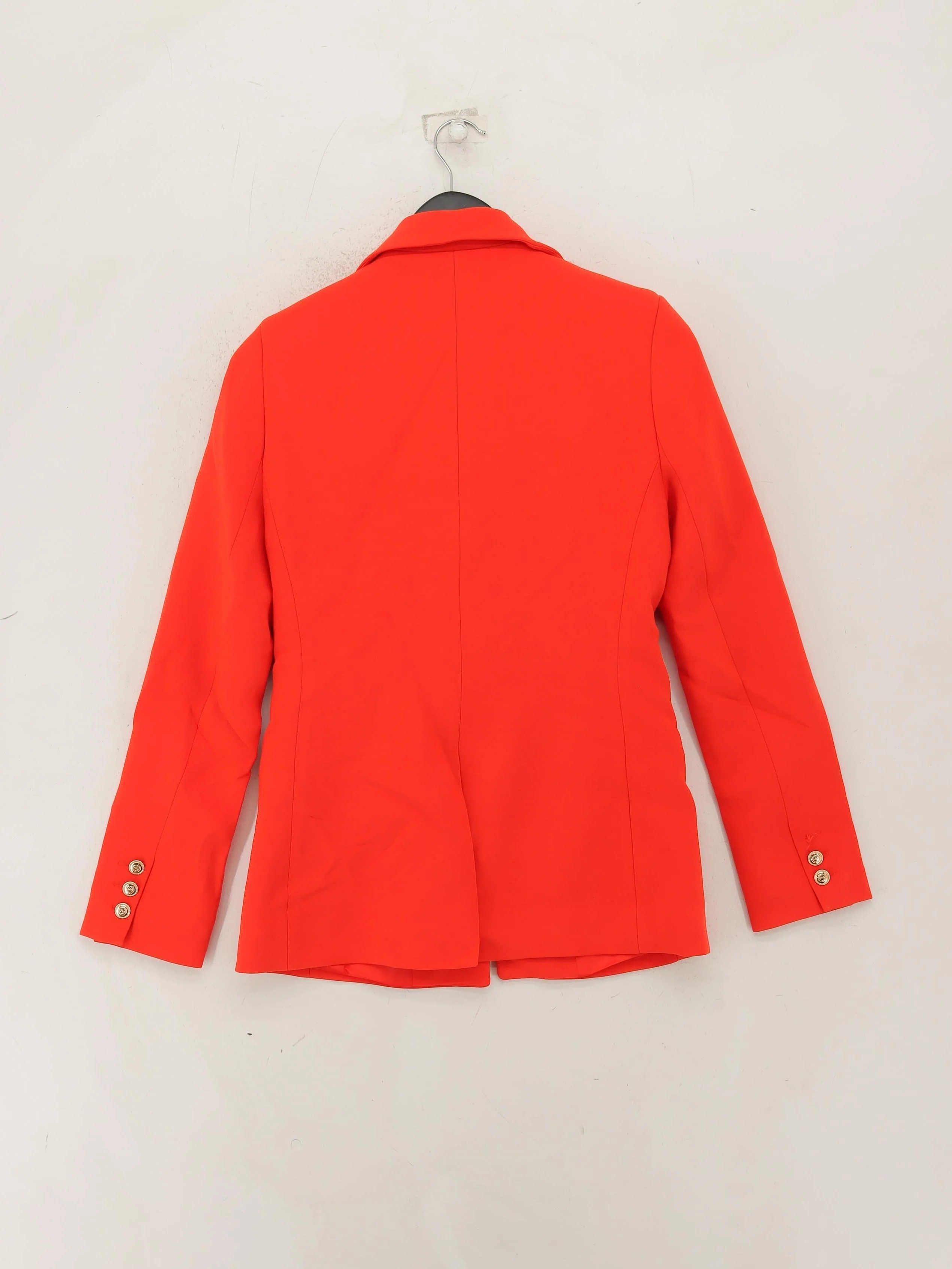 Karen Millen Women's Blazer UK 6 Red Polyester with Viscose, Elastane Overcoat - Image 2
