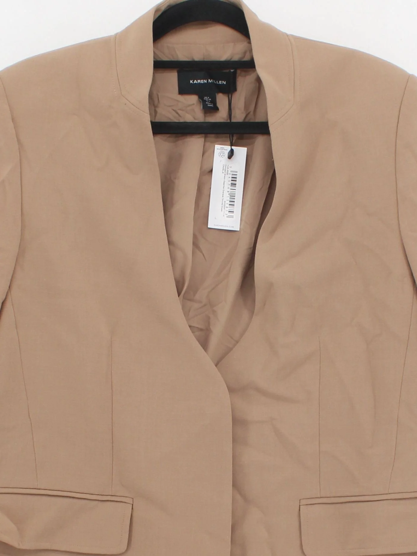 Karen Millen Women's Blazer UK 6 Tan Polyester New with tags - Image 3