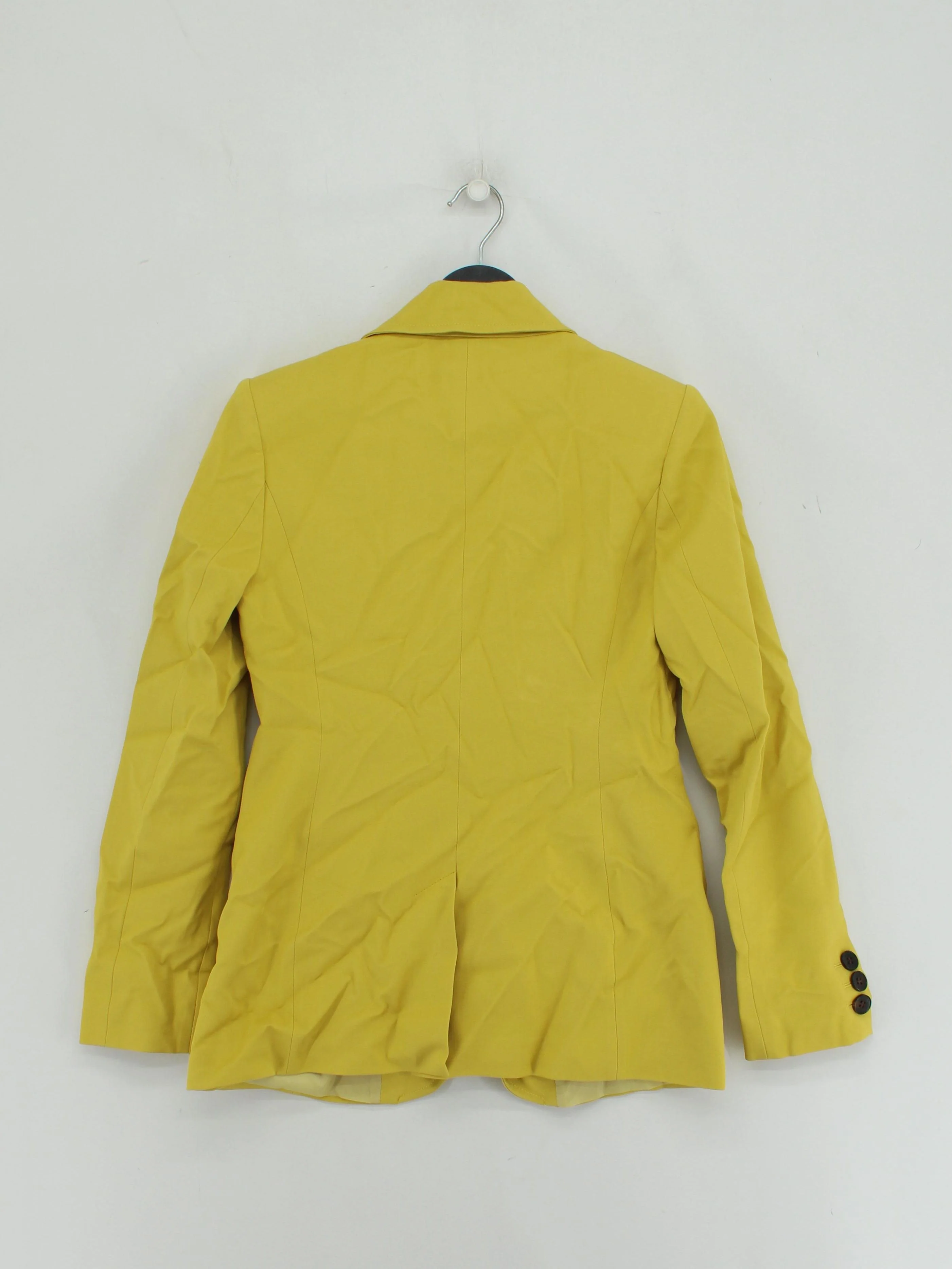 Karen Millen Women's Blazer UK 8 Yellow Viscose New with tags - Image 2