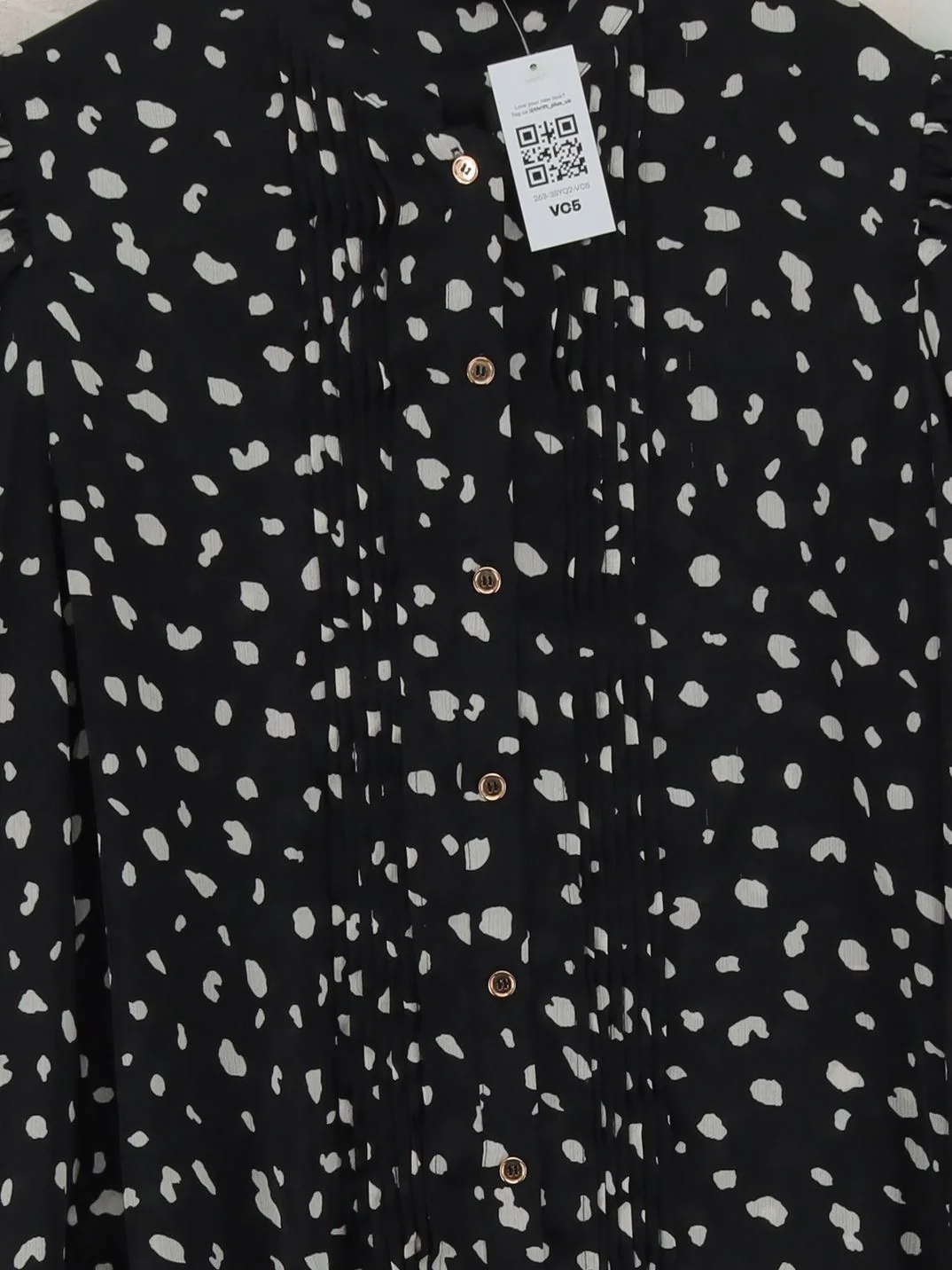 Karen Millen Women's Blouse L Black 100% Polyester Basic - Image 3
