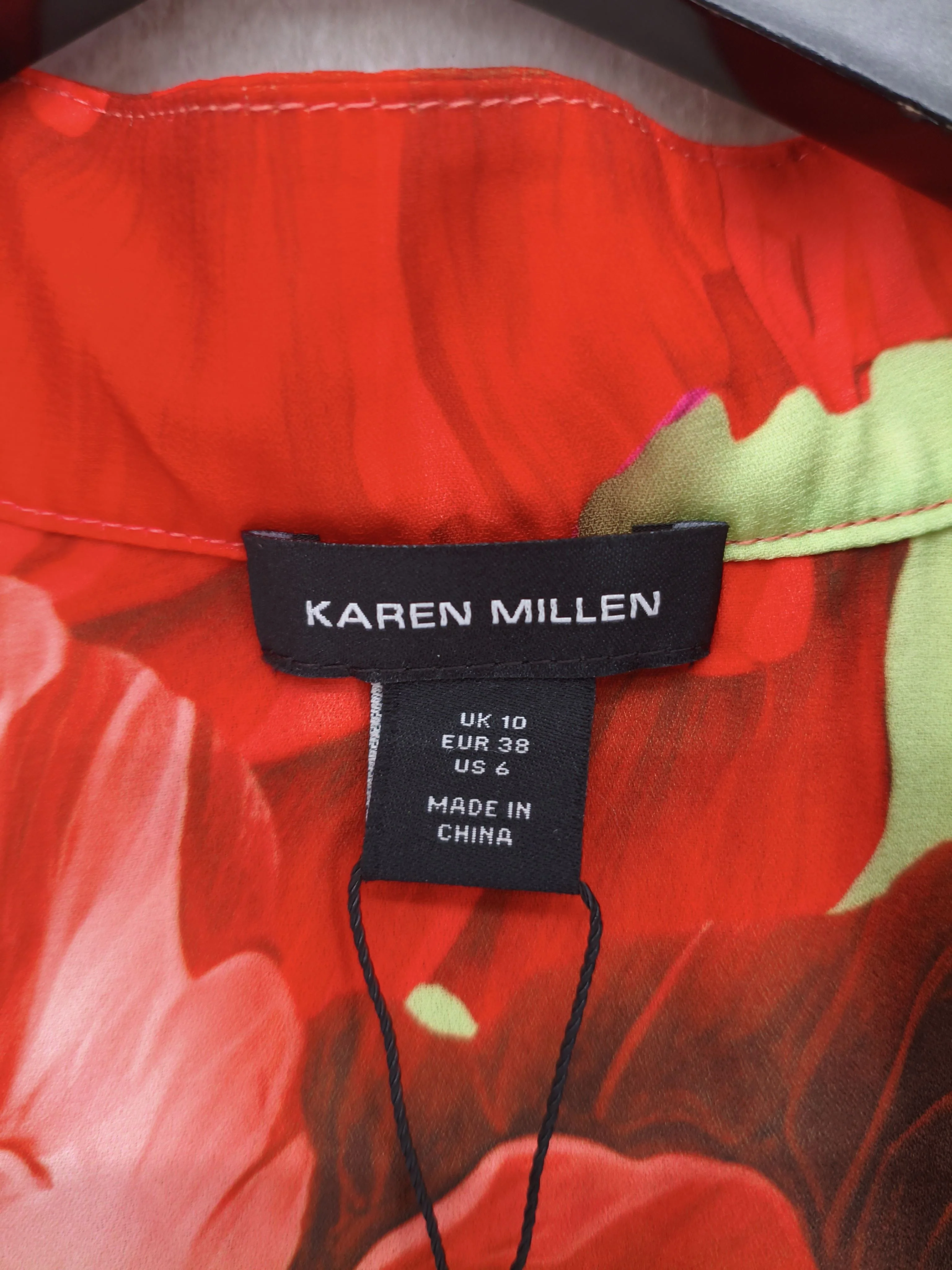 Karen Millen Women's Blouse M Multi 100% Polyester Basic - Image 6