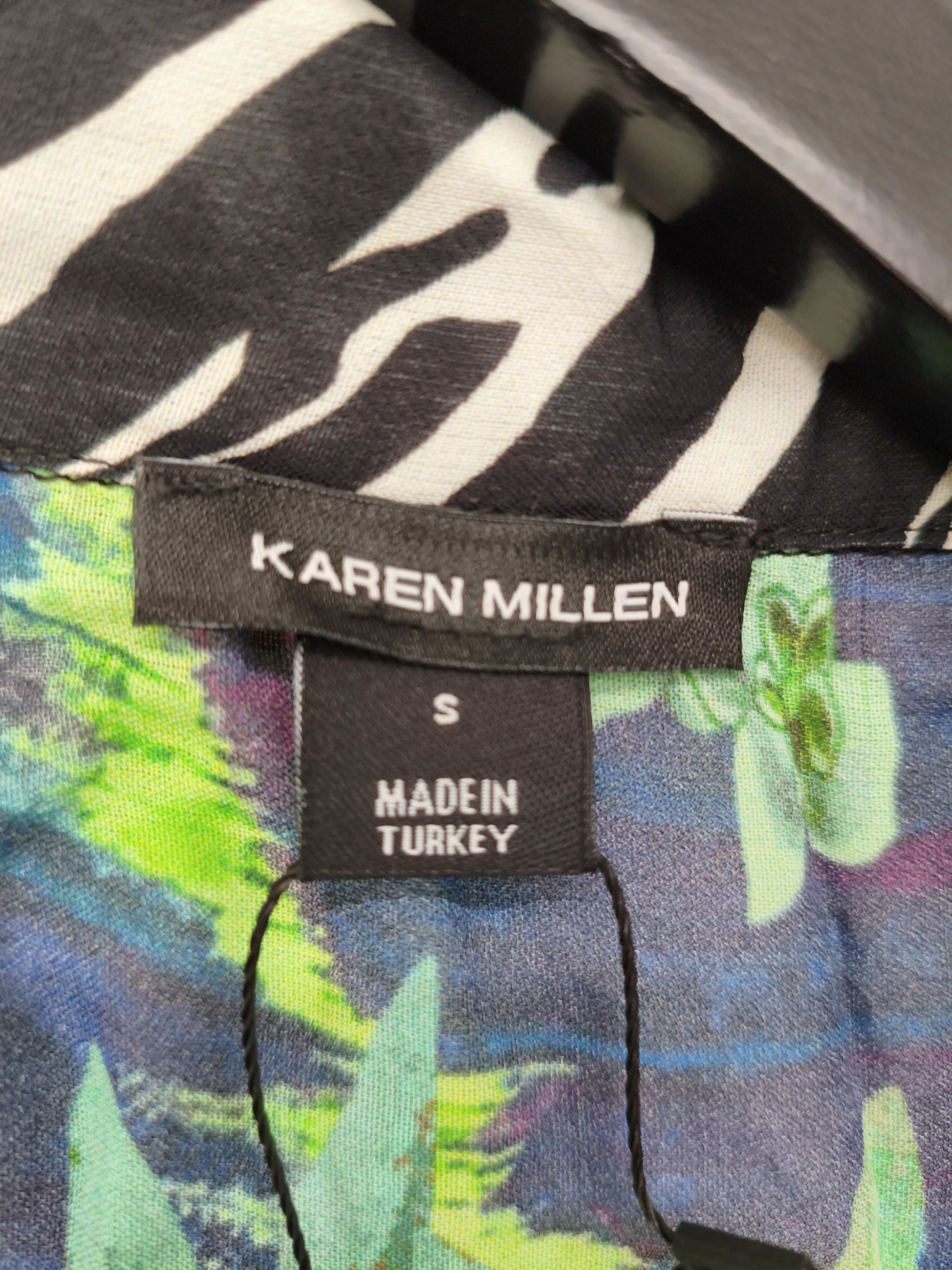 Karen Millen Women's Blouse S Multi 100% Viscose Basic - Image 6