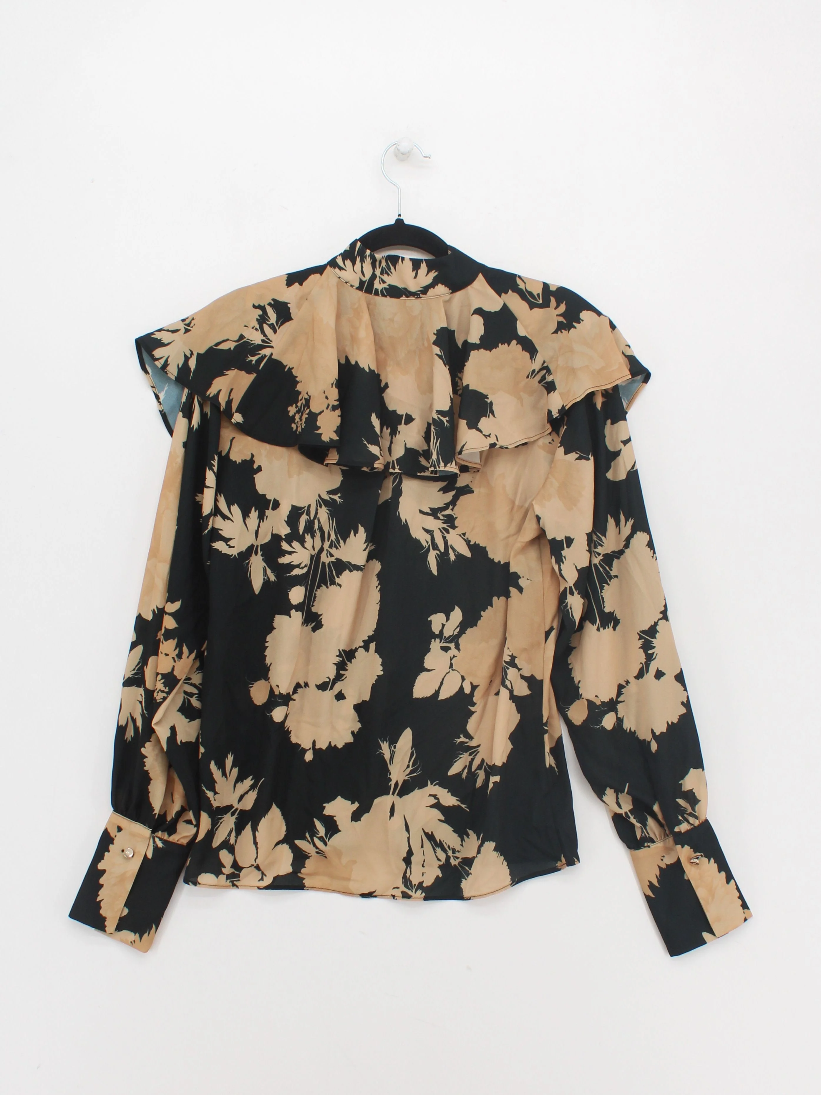 Karen Millen Women's Blouse UK 10 Black 100% Polyester Basic - Image 2