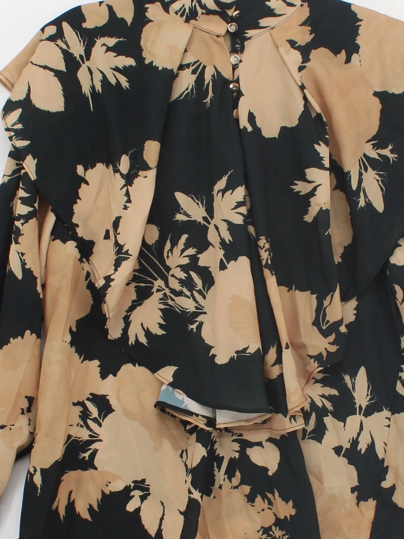 Karen Millen Women's Blouse UK 10 Black 100% Polyester Basic - Image 3
