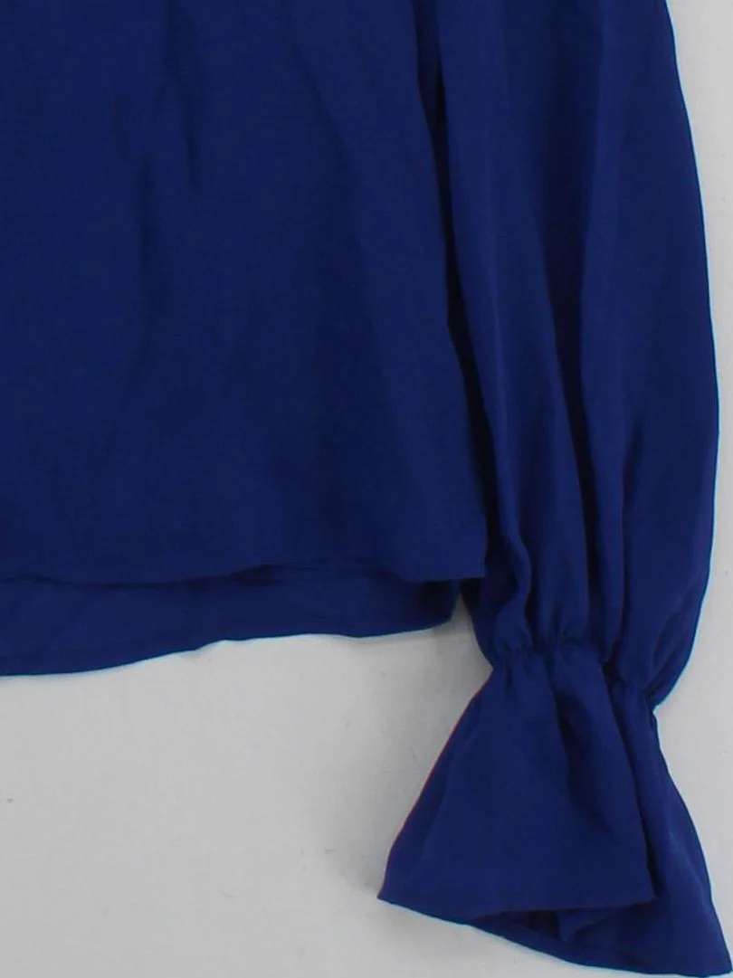 Karen Millen Women's Blouse UK 10 Blue 100% Other Basic New with tags - Image 4