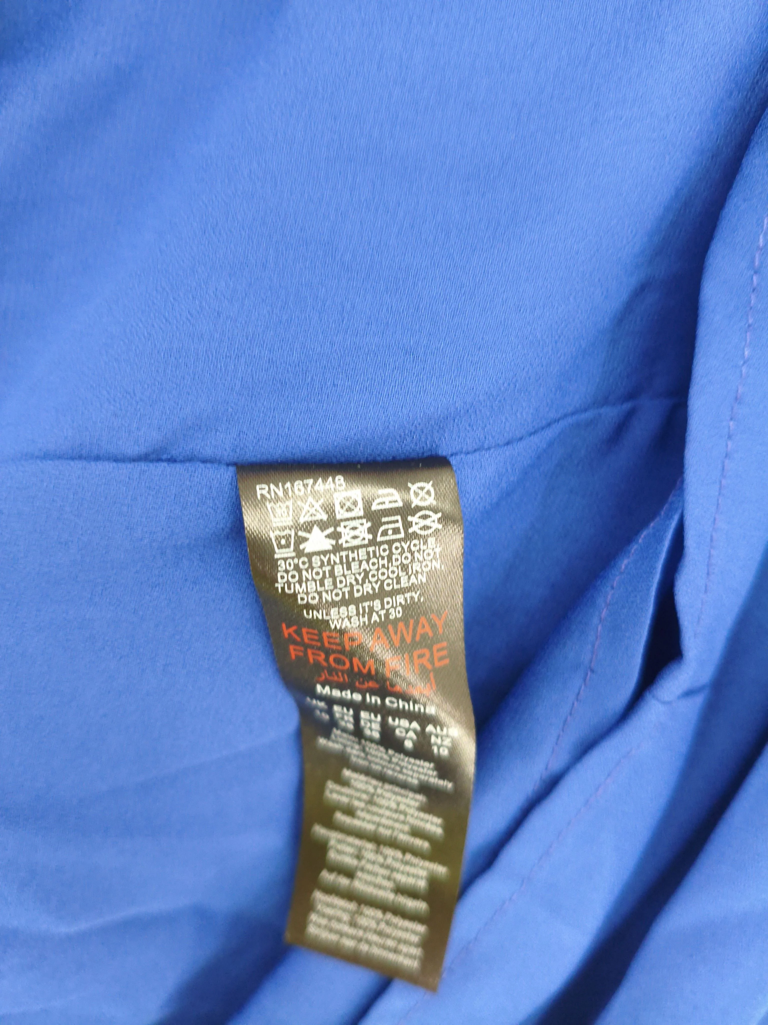 Karen Millen Women's Blouse UK 10 Blue 100% Other Basic New with tags - Image 6