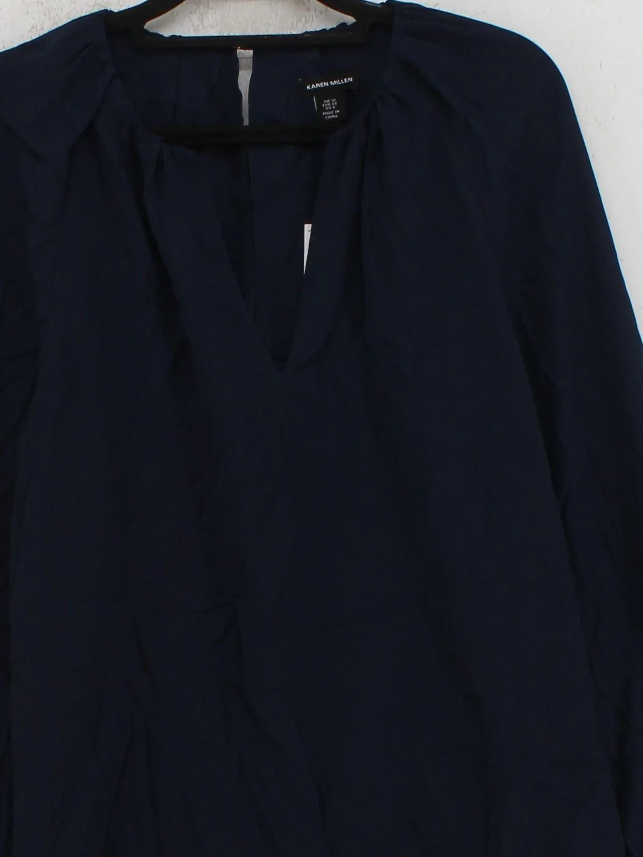 Karen Millen Women's Blouse UK 10 Blue 100% Polyester Basic New with tags - Image 3