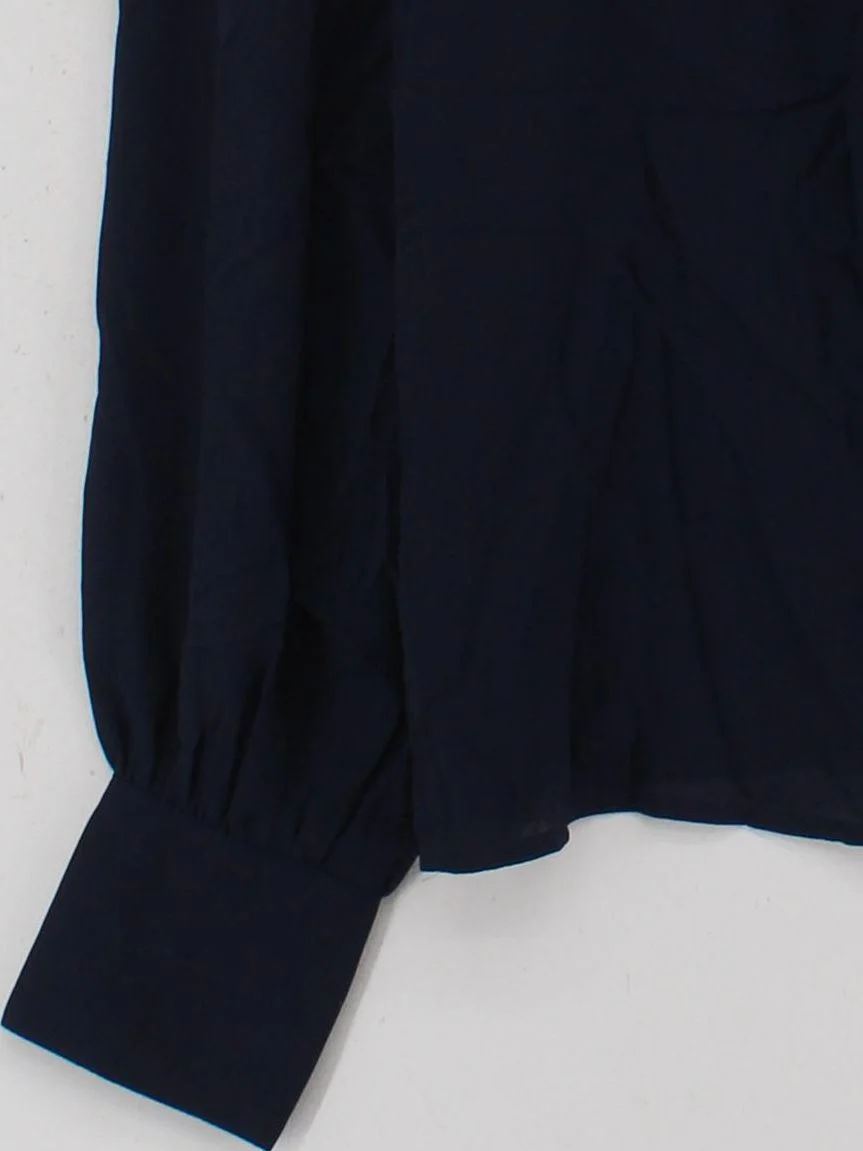 Karen Millen Women's Blouse UK 10 Blue 100% Polyester Basic New with tags - Image 4
