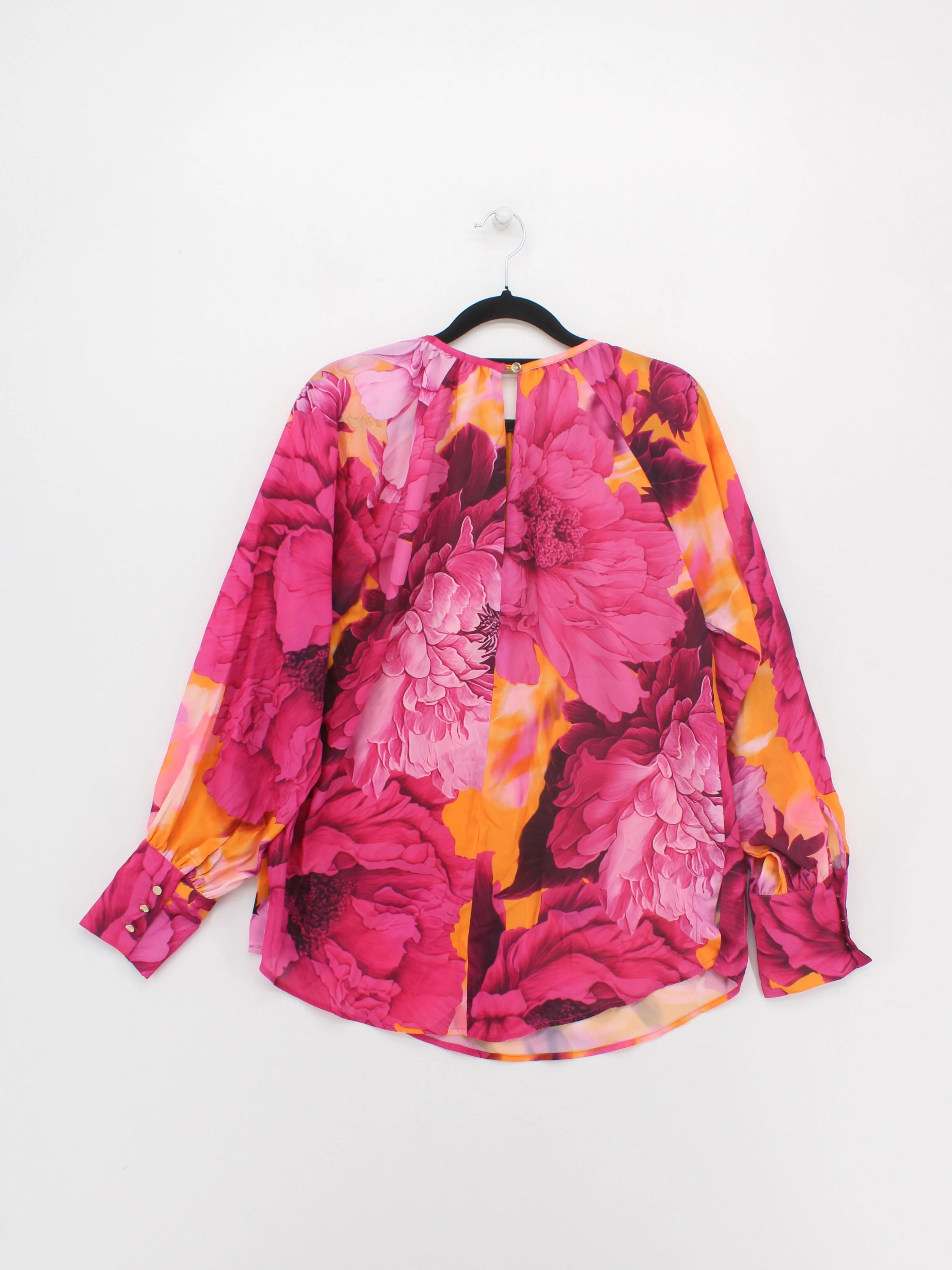 Karen Millen Women's Blouse UK 10 Pink 100% Polyester Basic New with tags - Image 2