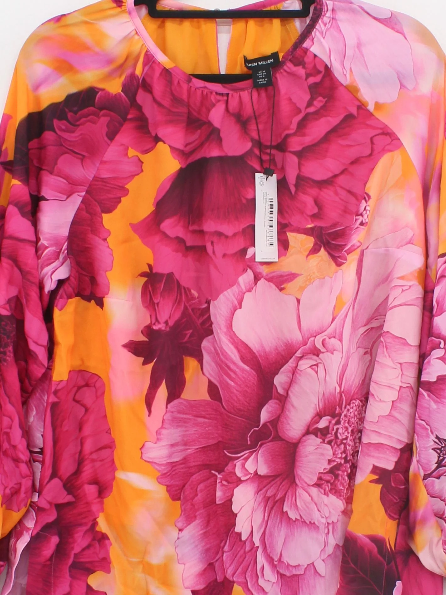 Karen Millen Women's Blouse UK 10 Pink 100% Polyester Basic New with tags - Image 3