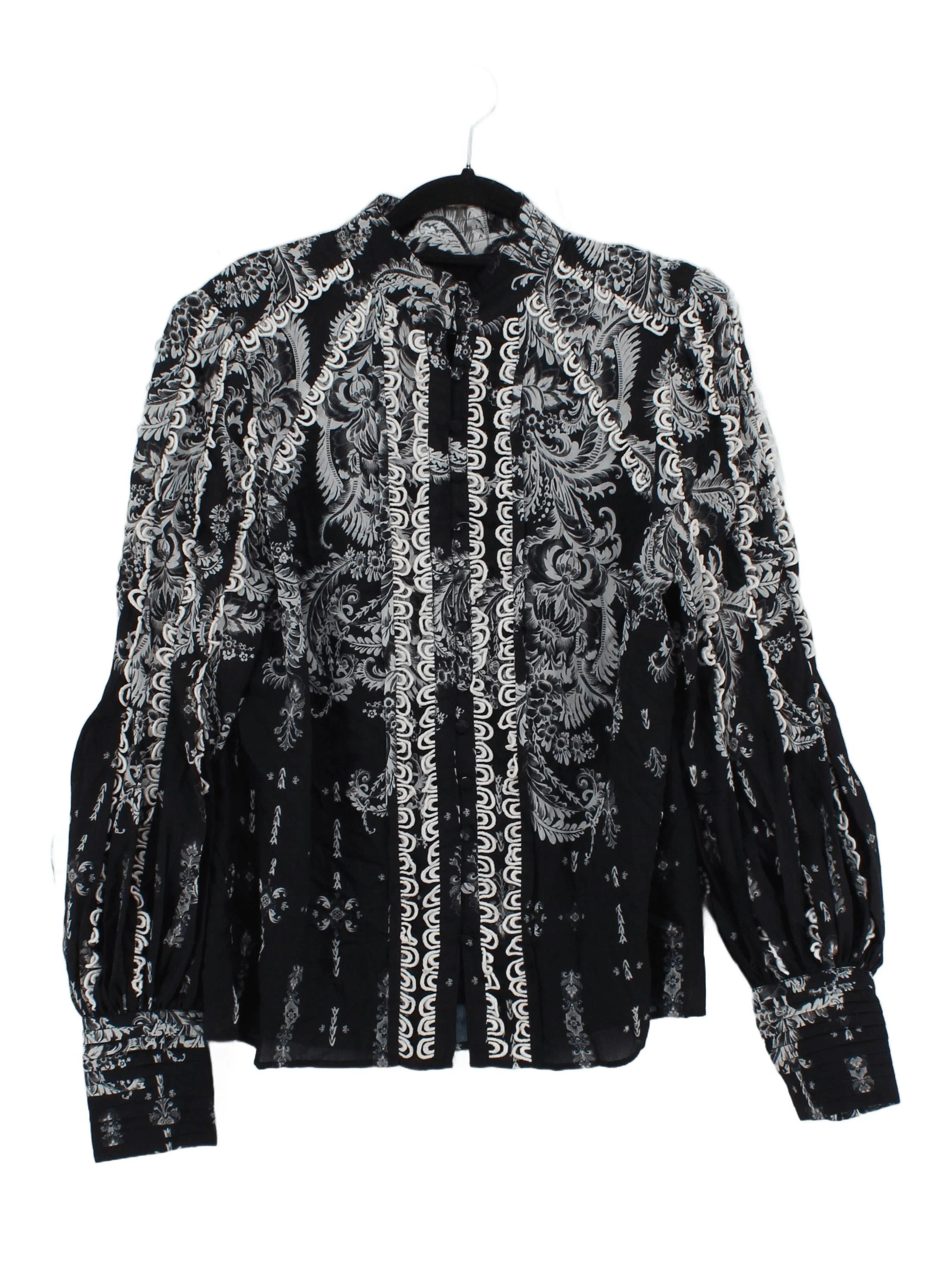 Karen Millen Women's Blouse UK 12 Black 100% Polyester Basic New with tags