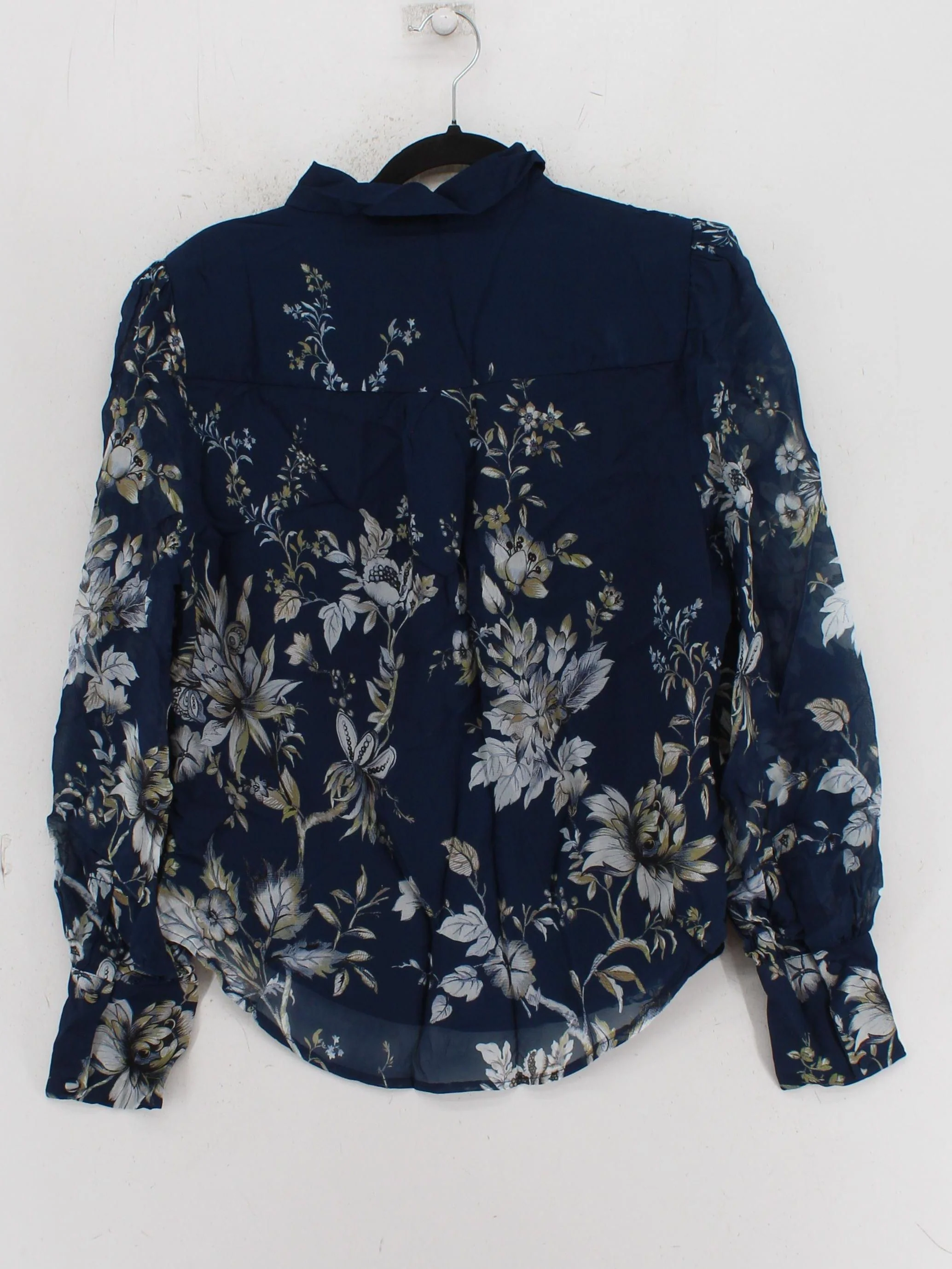 Karen Millen Women's Blouse UK 12 Blue Viscose with Polyester Basic - Image 2
