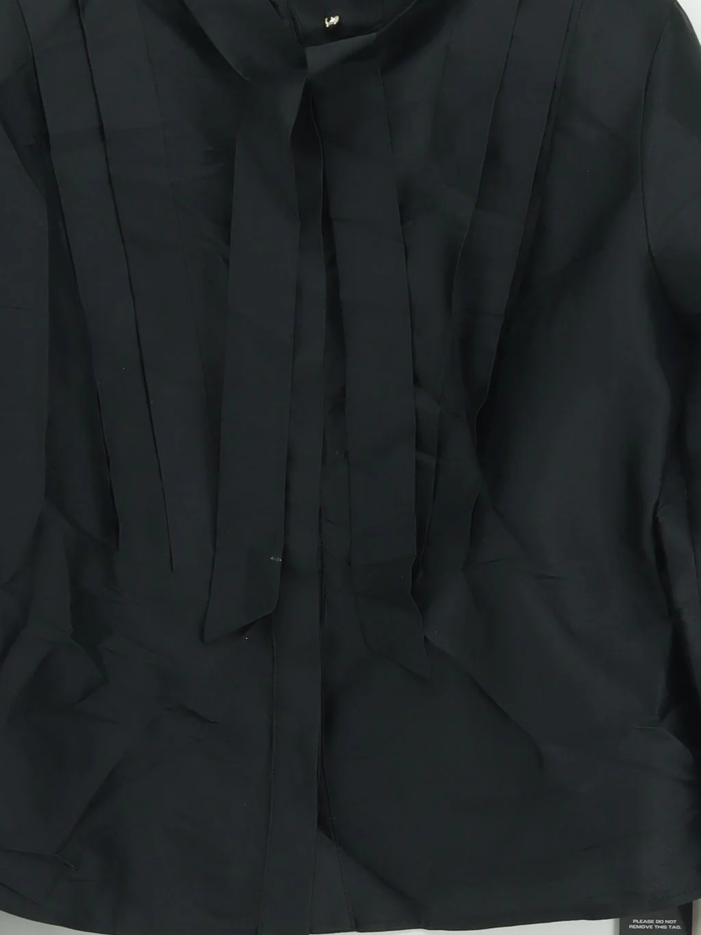 Karen Millen Women's Blouse UK 14 Black 100% Polyester Basic New with tags - Image 3