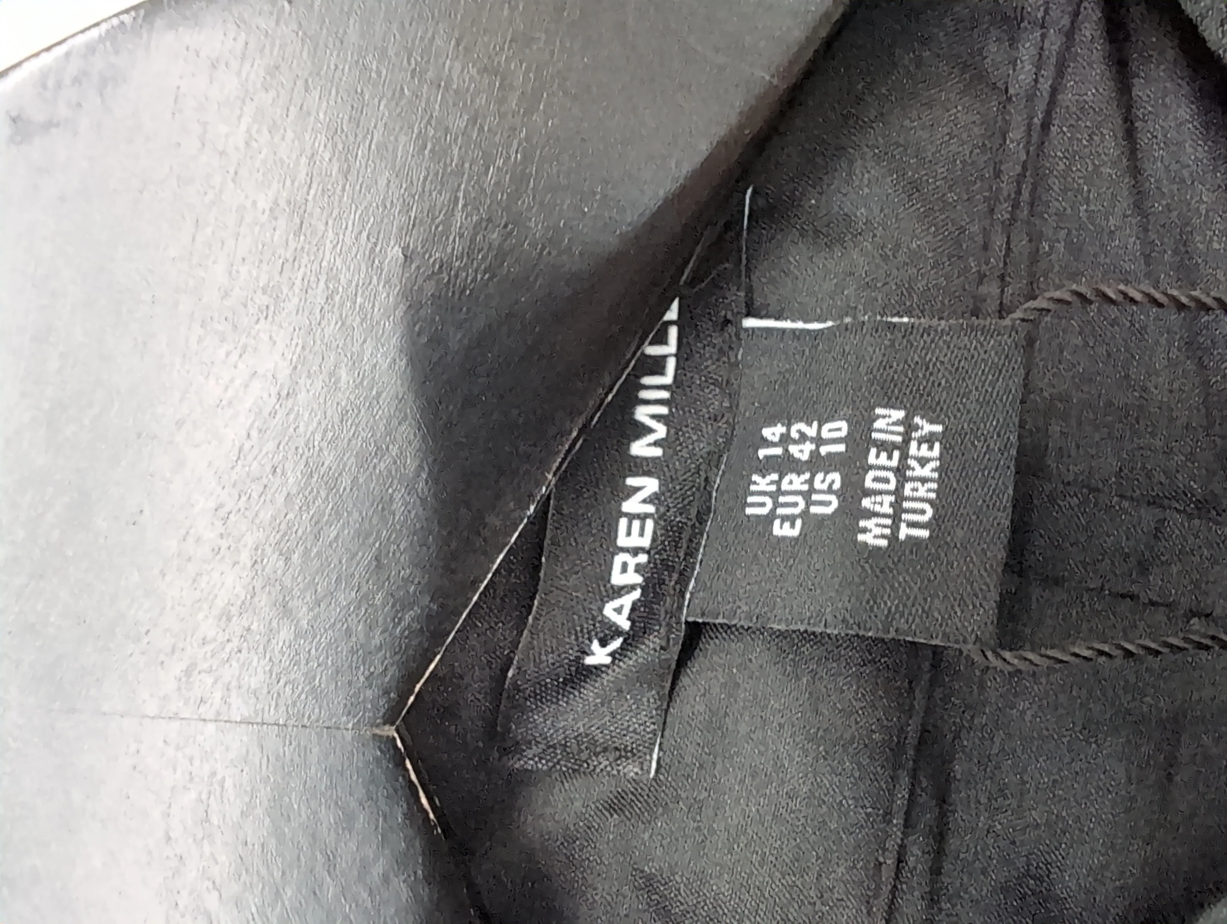 Karen Millen Women's Blouse UK 14 Black 100% Polyester Basic New with tags - Image 5