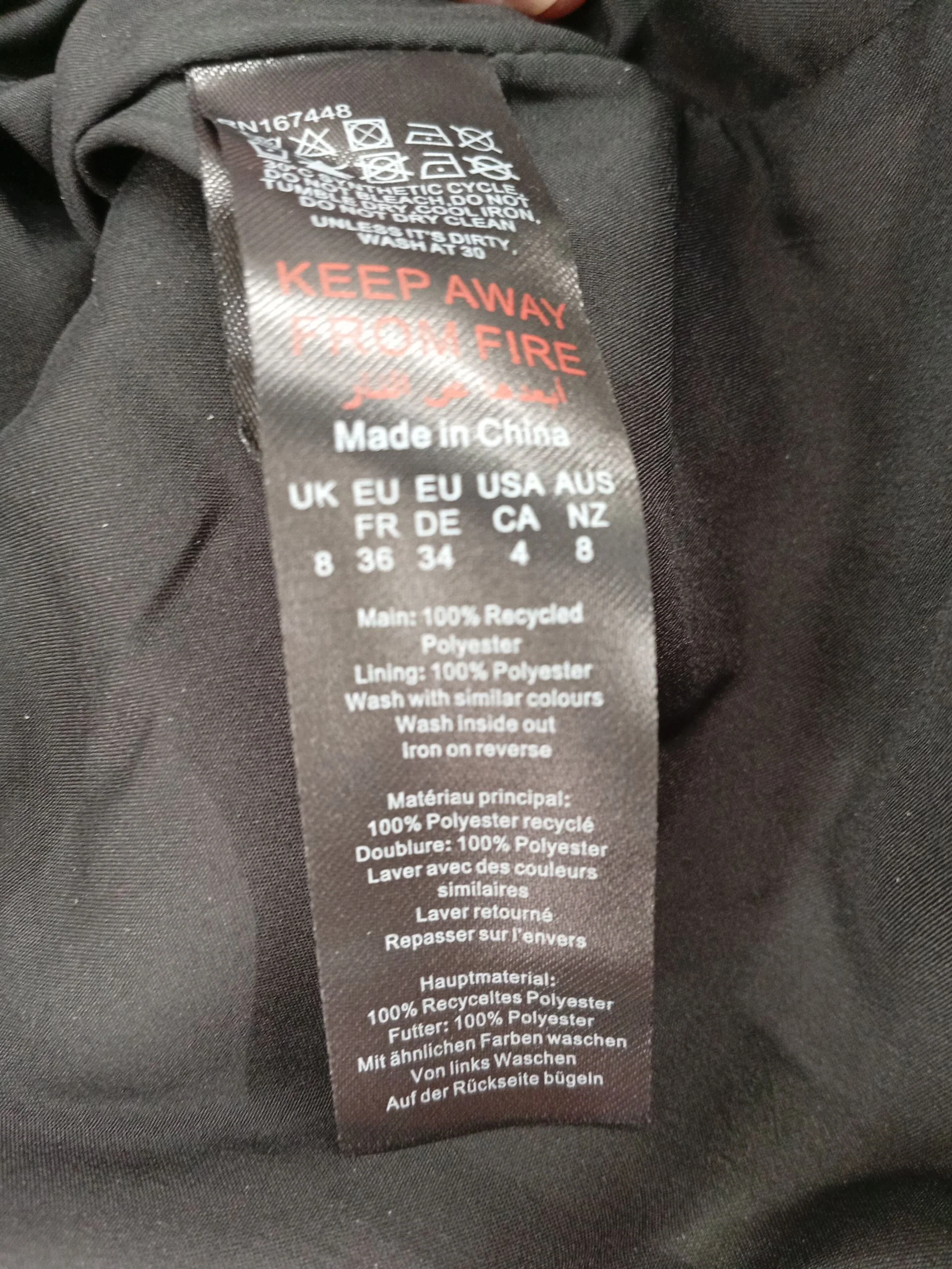 Karen Millen Women's Blouse UK 8 Multi 100% Polyester Basic New with tags - Image 6