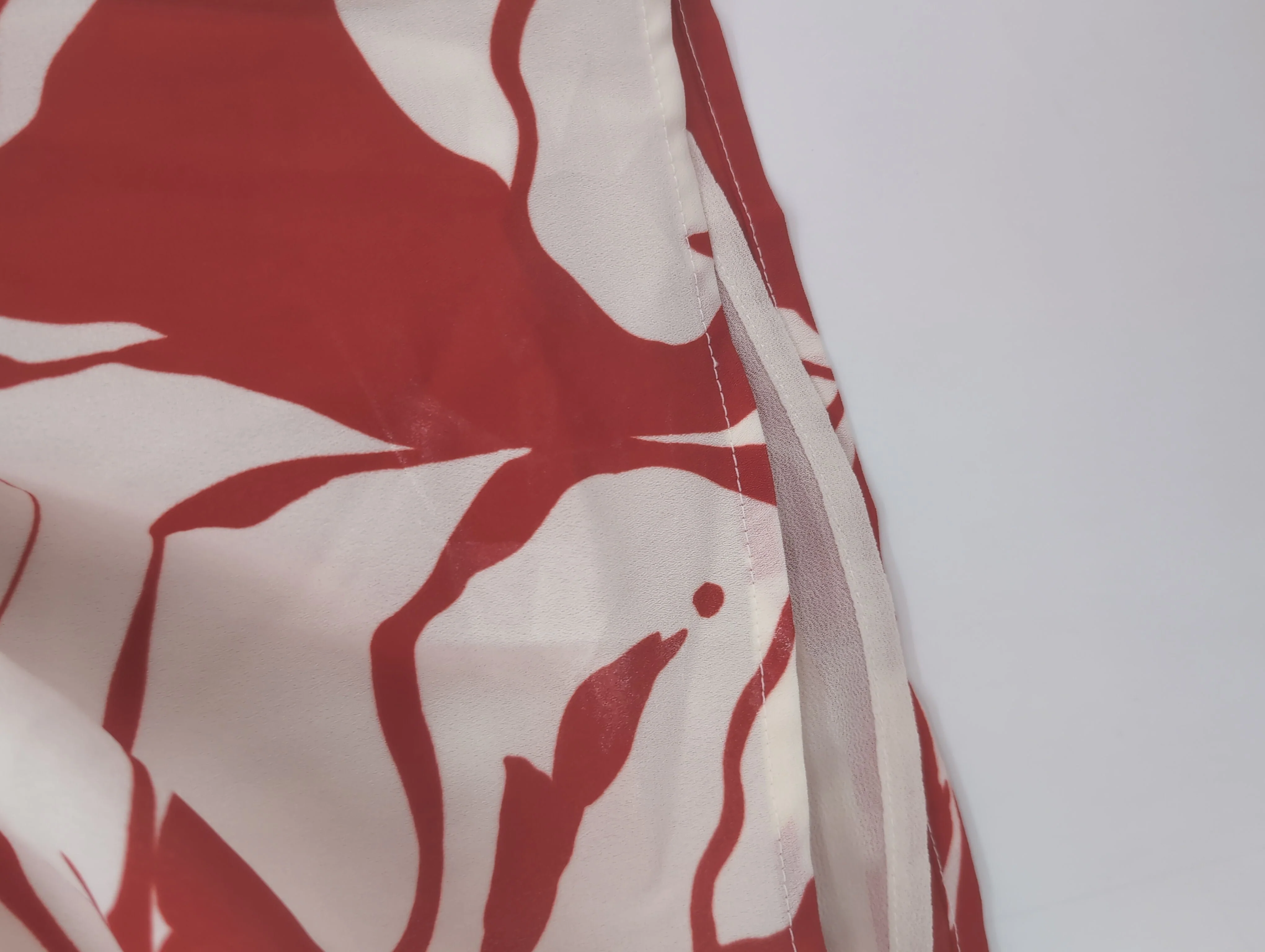 Karen Millen Women's Blouse UK 8 Red 100% Polyester Basic - Image 5