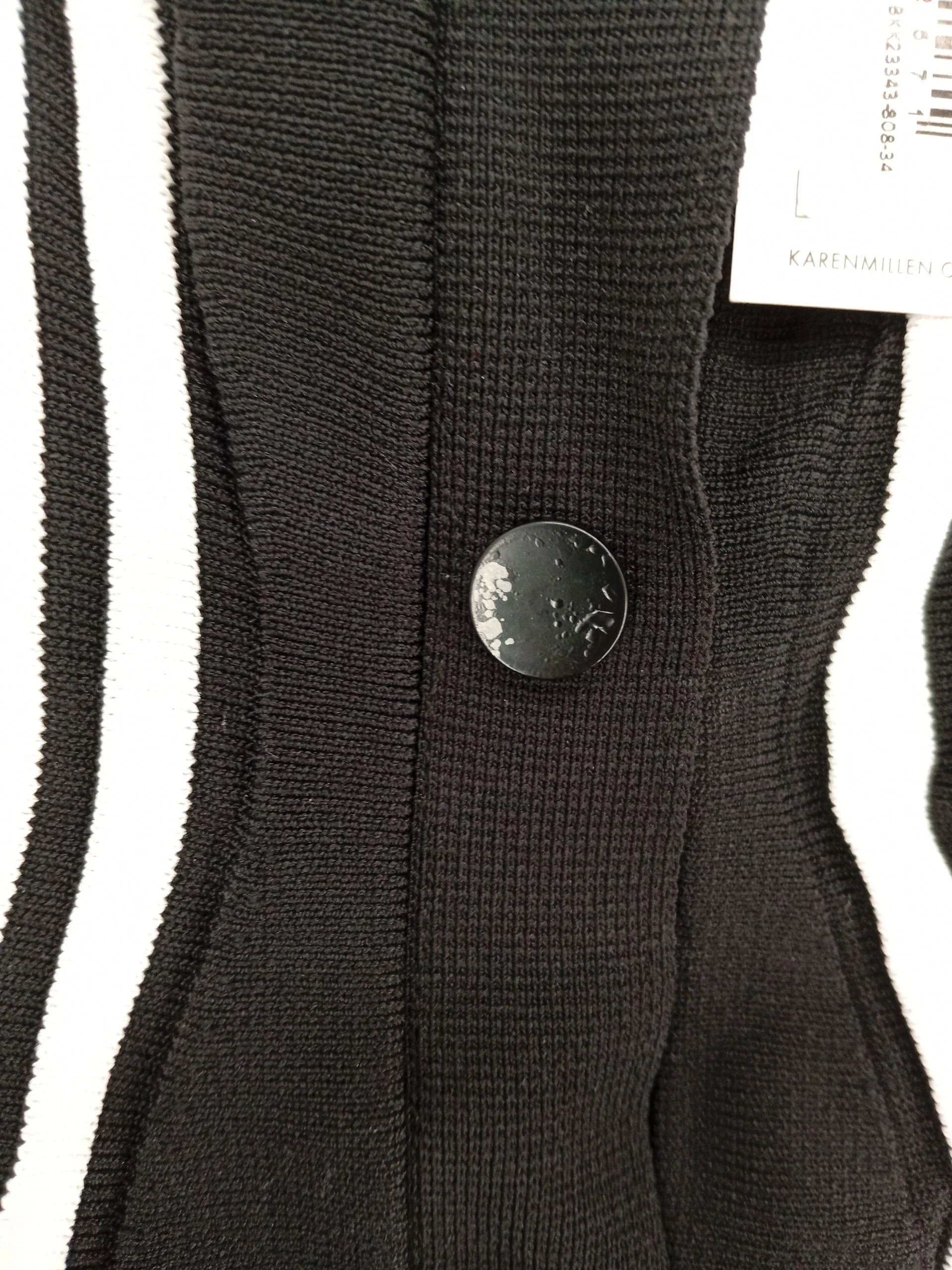Karen Millen Women's Cardigan L Black Polyamide with Viscose Cardigan - Image 5