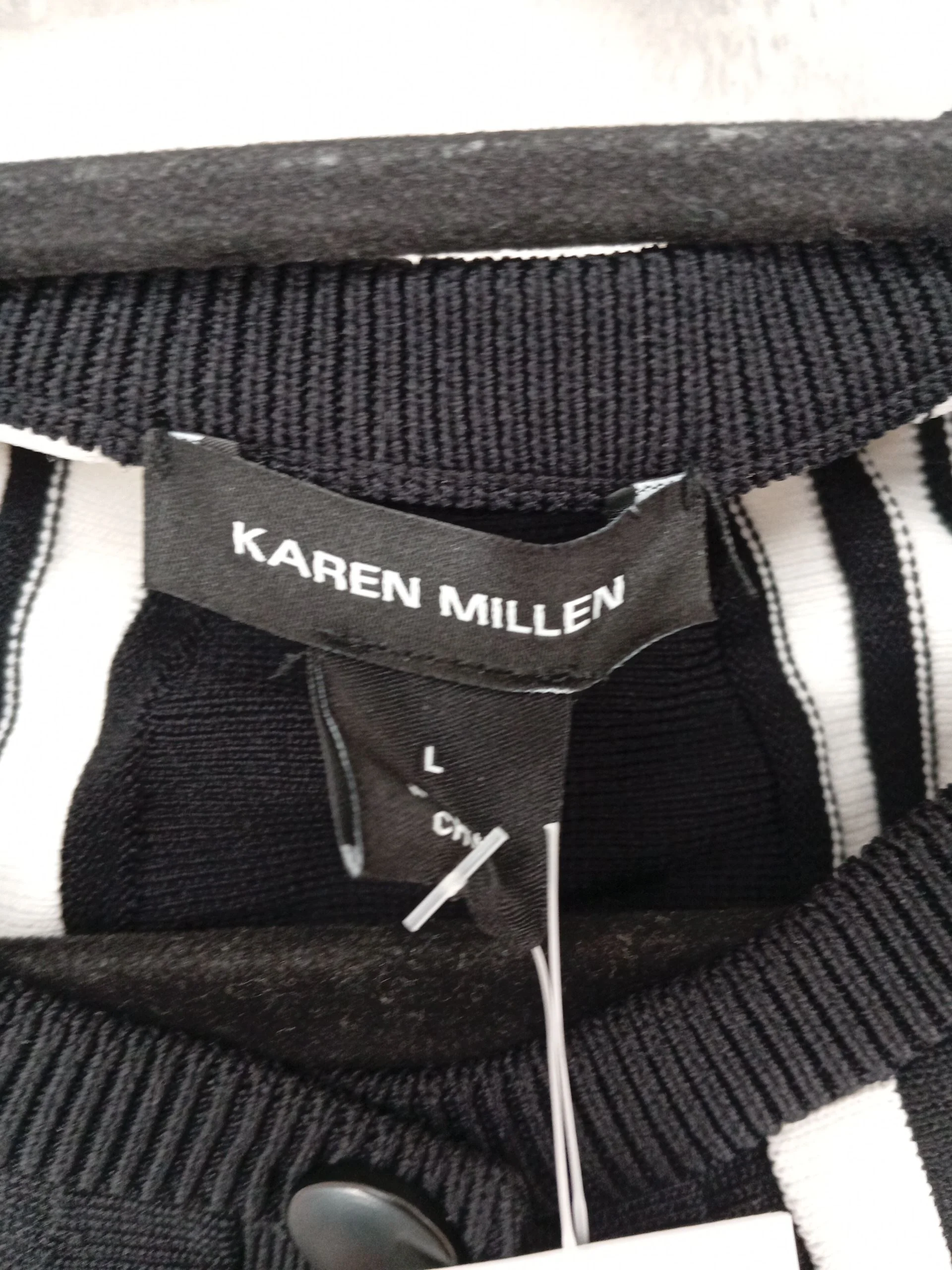 Karen Millen Women's Cardigan L Black Polyamide with Viscose Cardigan - Image 6