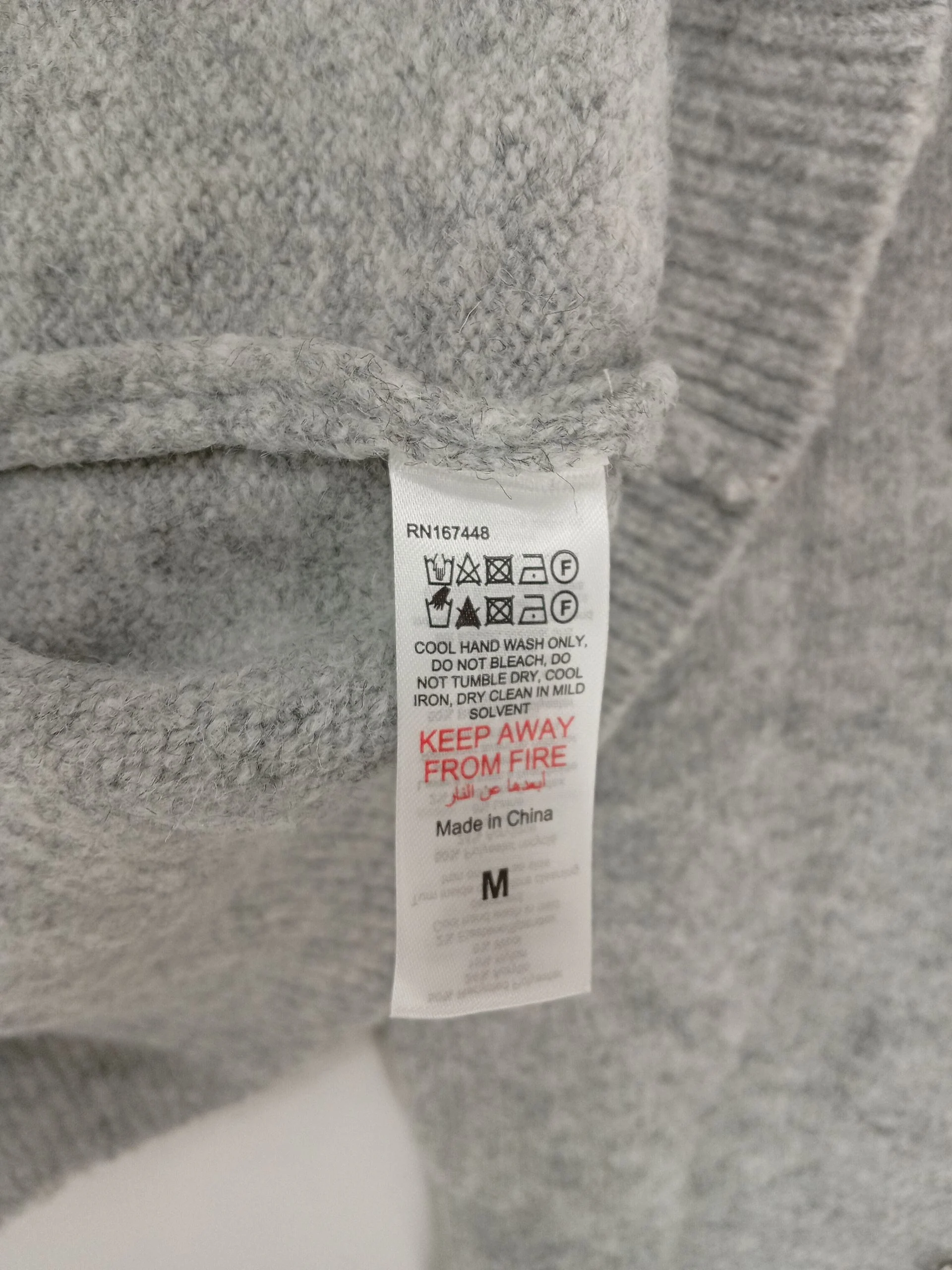 Karen Millen Women's Cardigan M Grey 100% Wool Round Neck Cardigan - Image 7