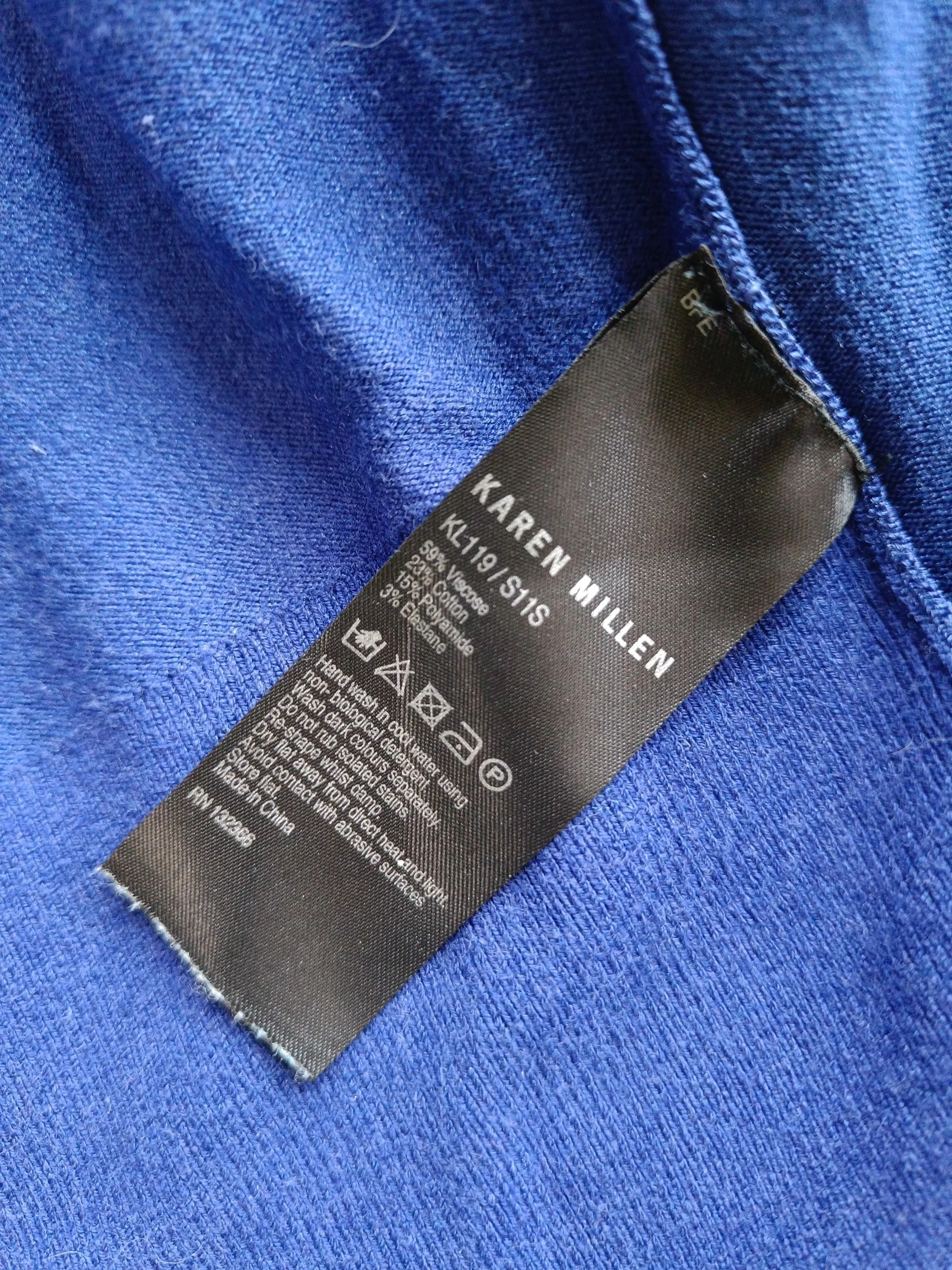 Karen Millen Women's Cardigan S Blue Viscose - Image 6