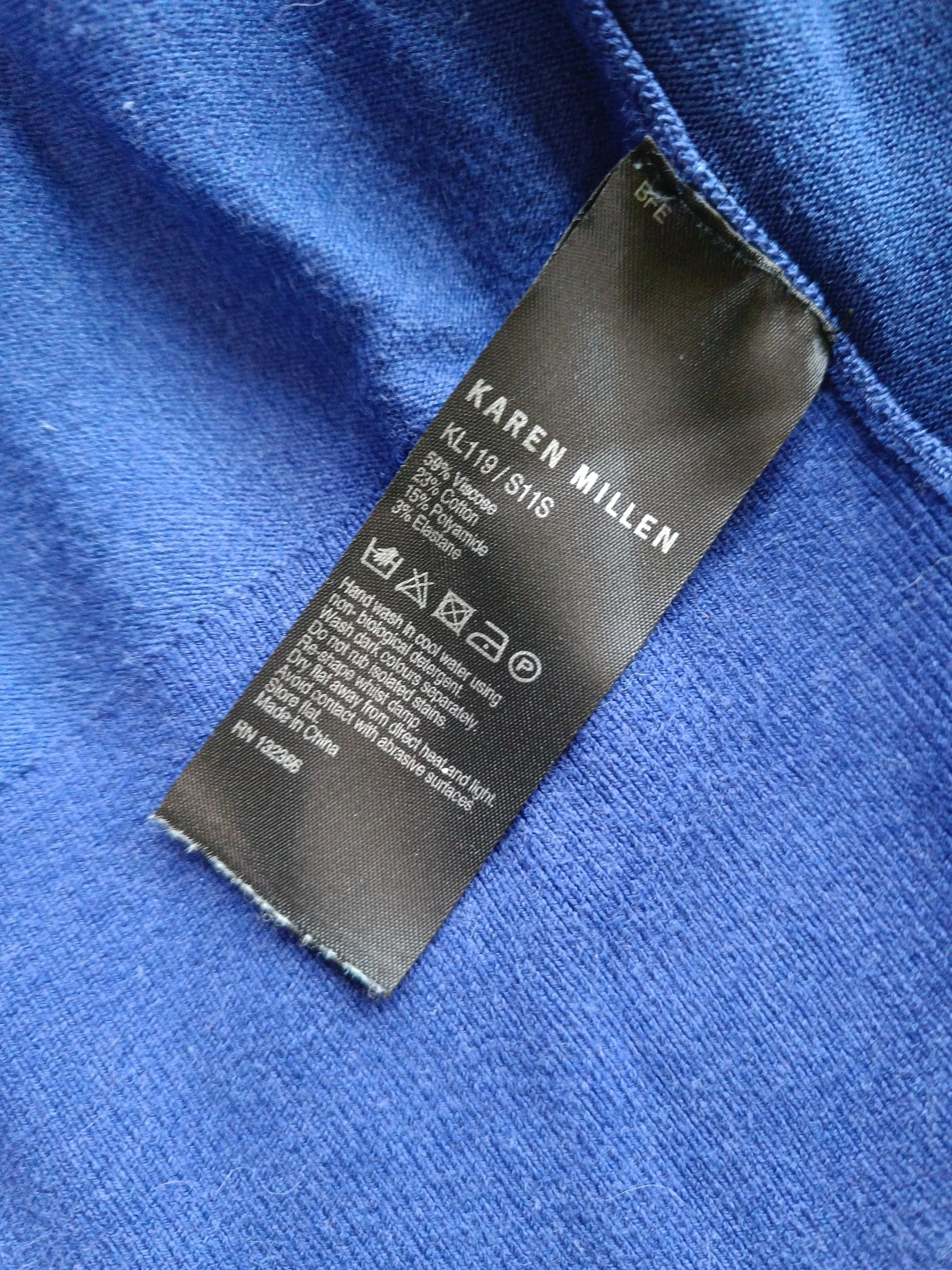 Karen Millen Women's Cardigan S Blue Viscose - Image 7
