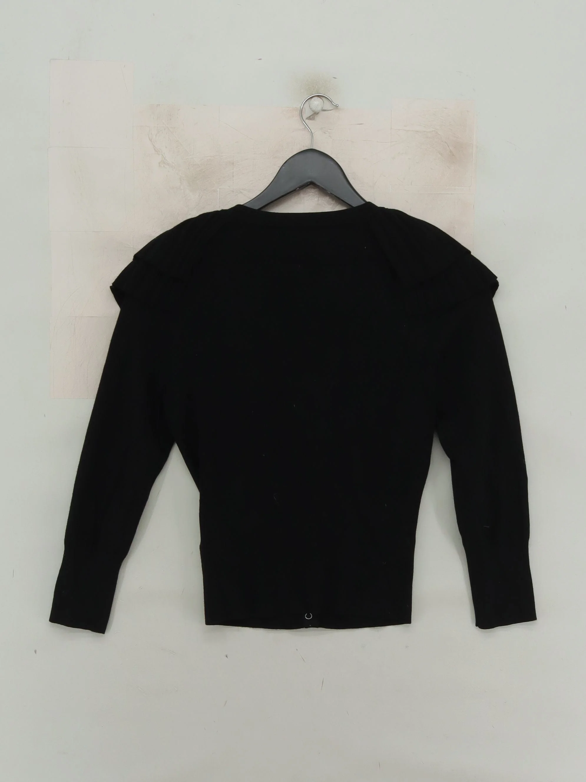 Karen Millen Women's Cardigan XS Black Viscose with Polyamide, Elastane Cardigan - Image 2