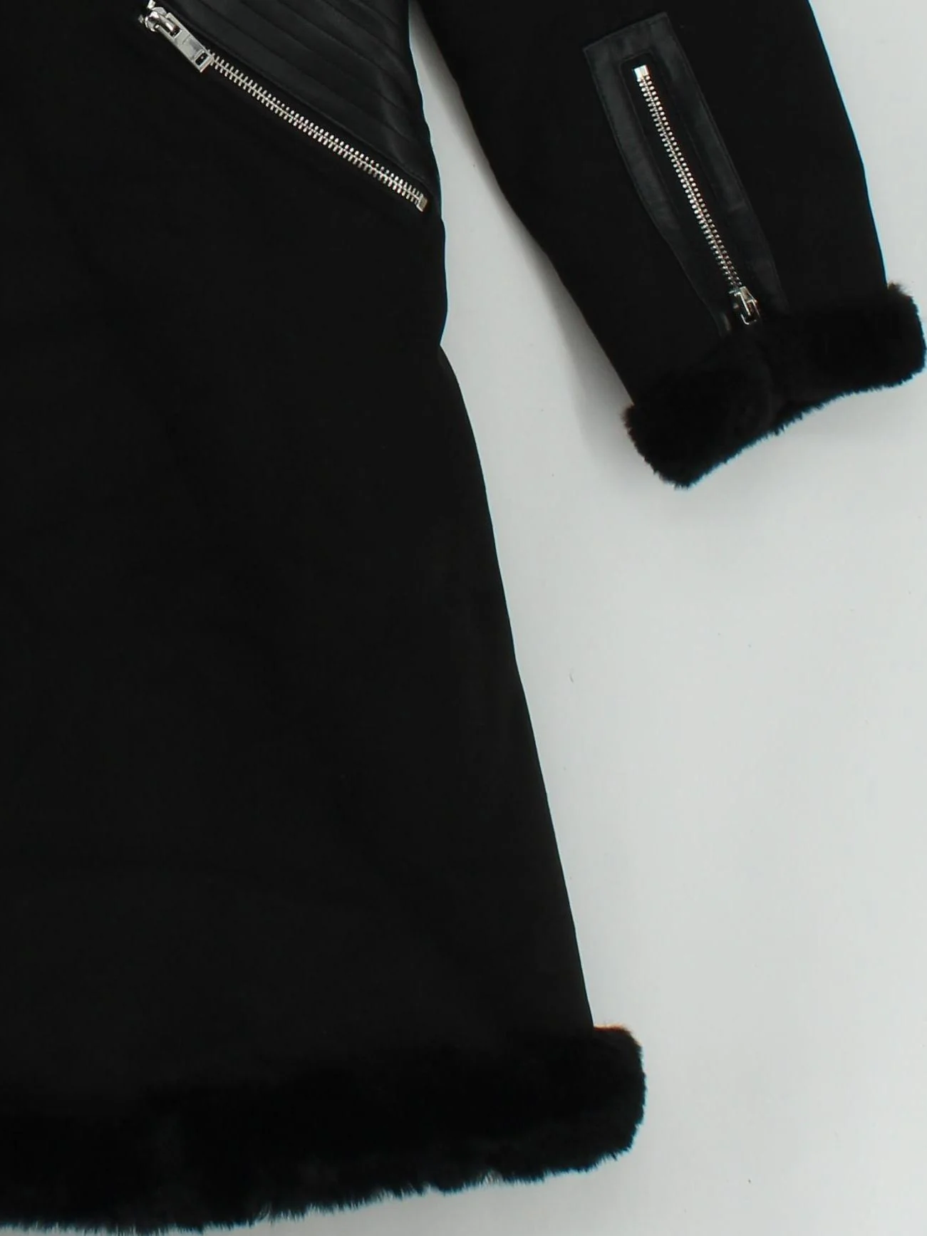 Karen Millen Women's Coat L Black 100% Polyester Overcoat New with tags - Image 4