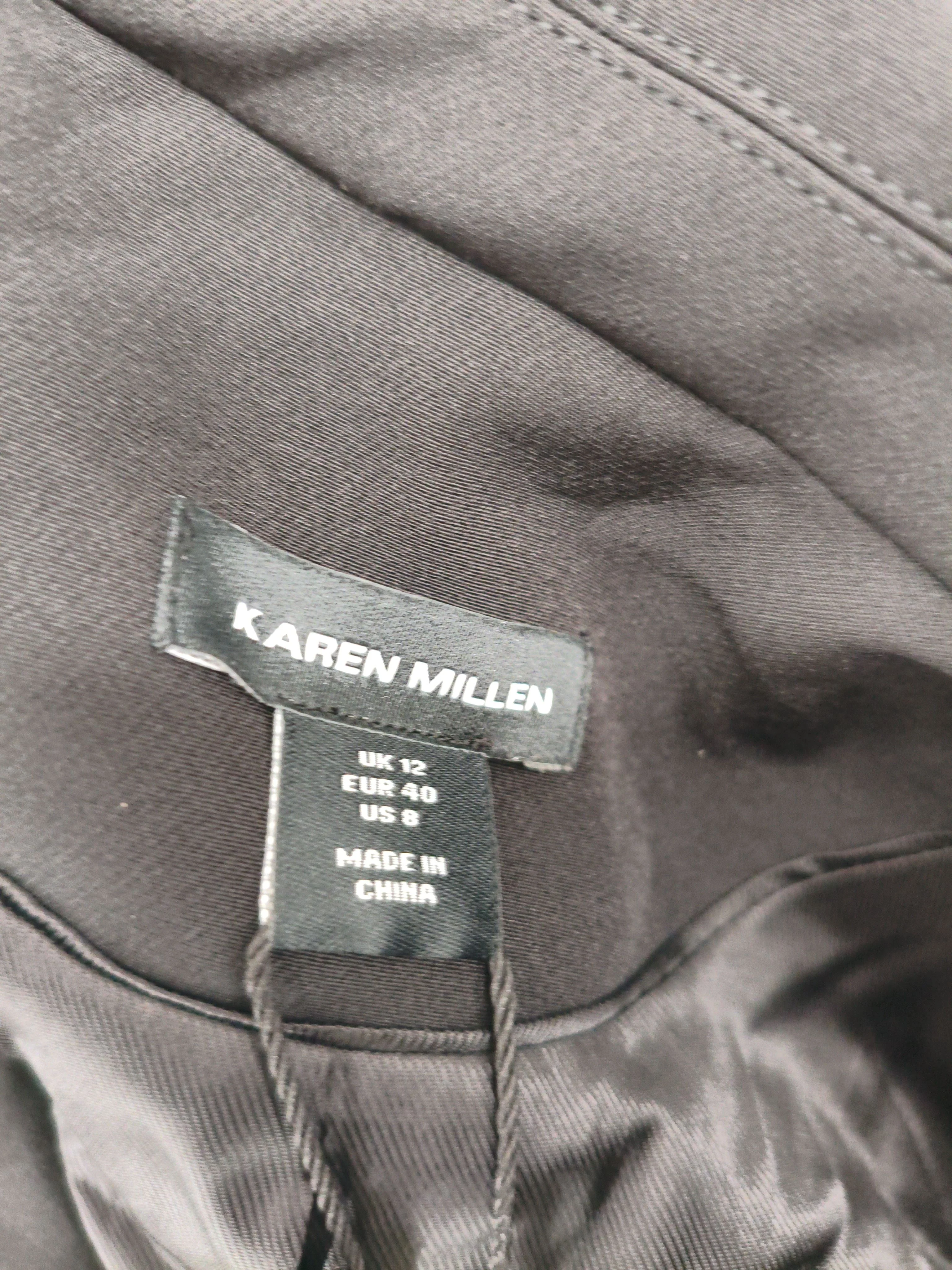 Karen Millen Women's Coat M Black 100% Polyester Overcoat - Image 7