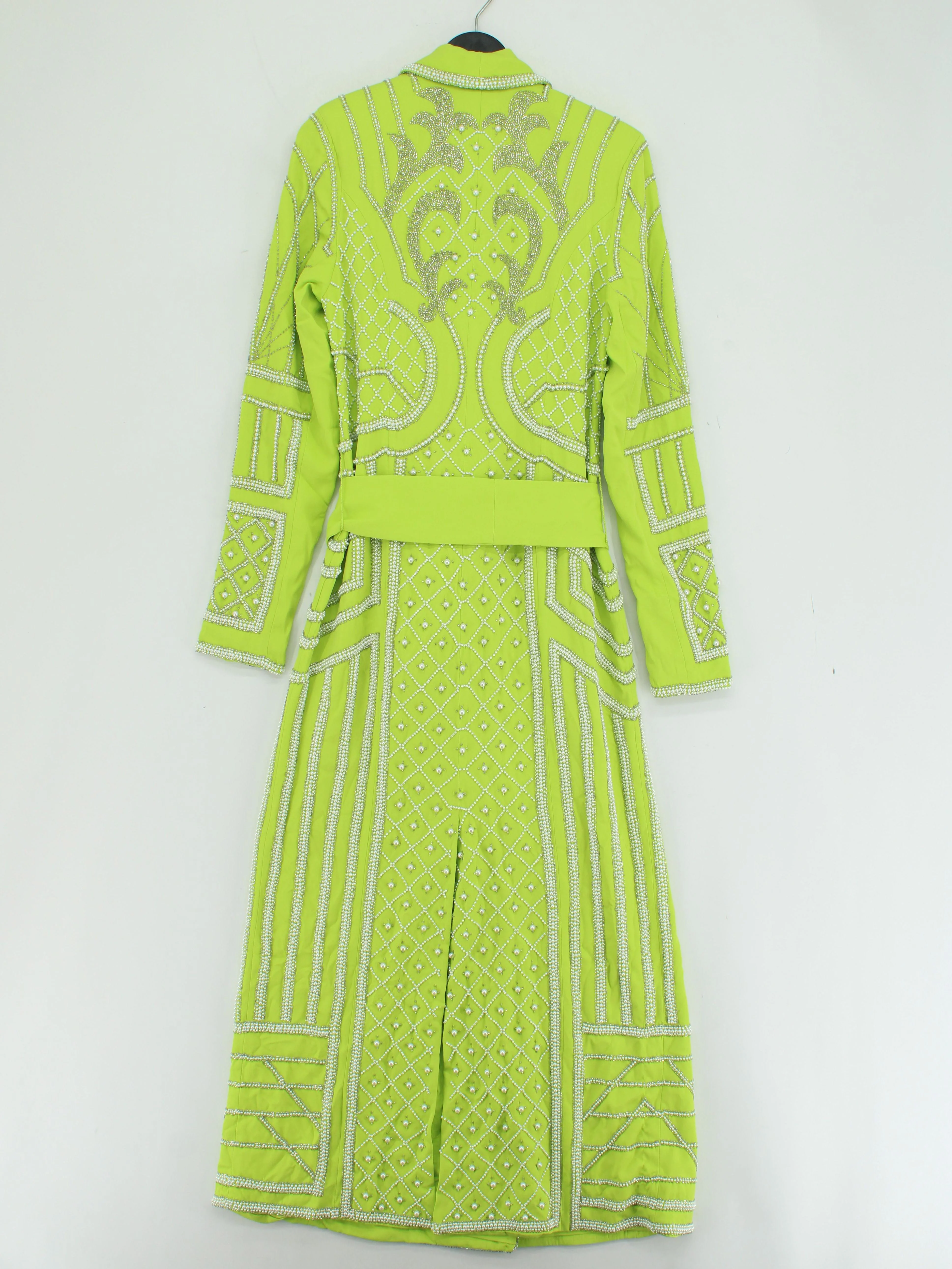 Karen Millen Women's Coat M Green 100% Polyester Overcoat - Image 2