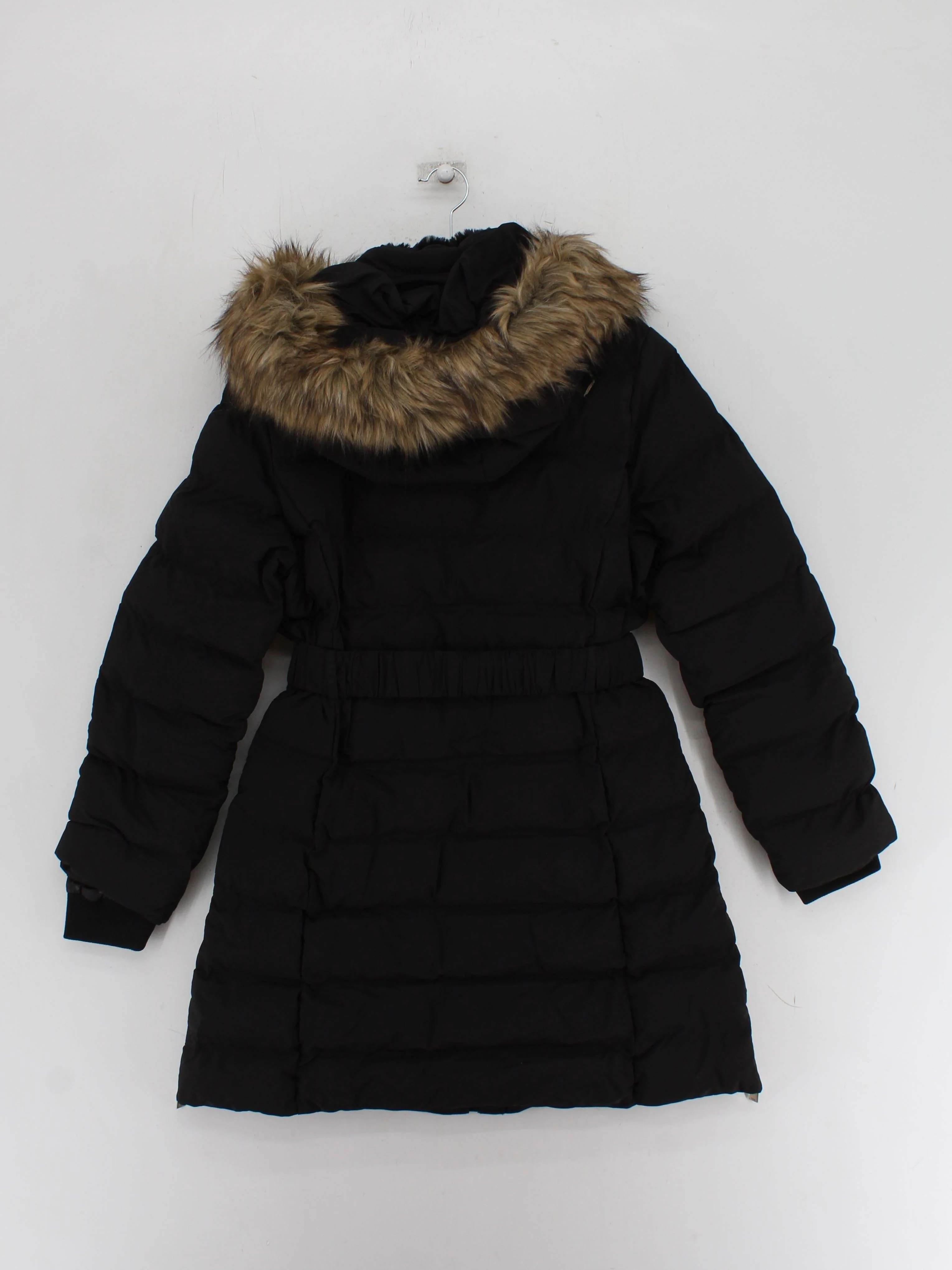 Karen Millen Women's Coat UK 10 Black Polyester with Acrylic Puffer Jacket - Image 2