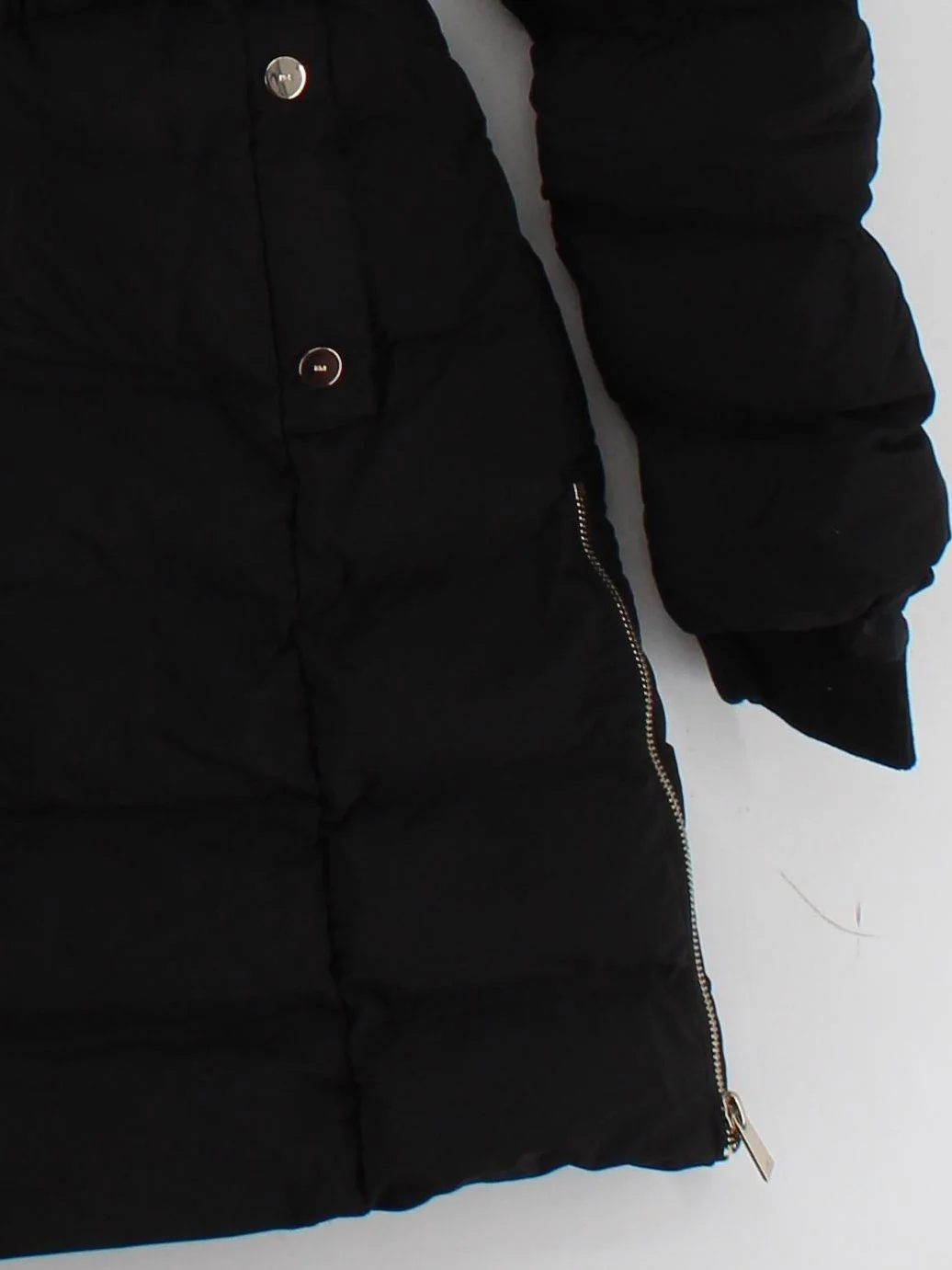 Karen Millen Women's Coat UK 10 Black Polyester with Acrylic Puffer Jacket - Image 4