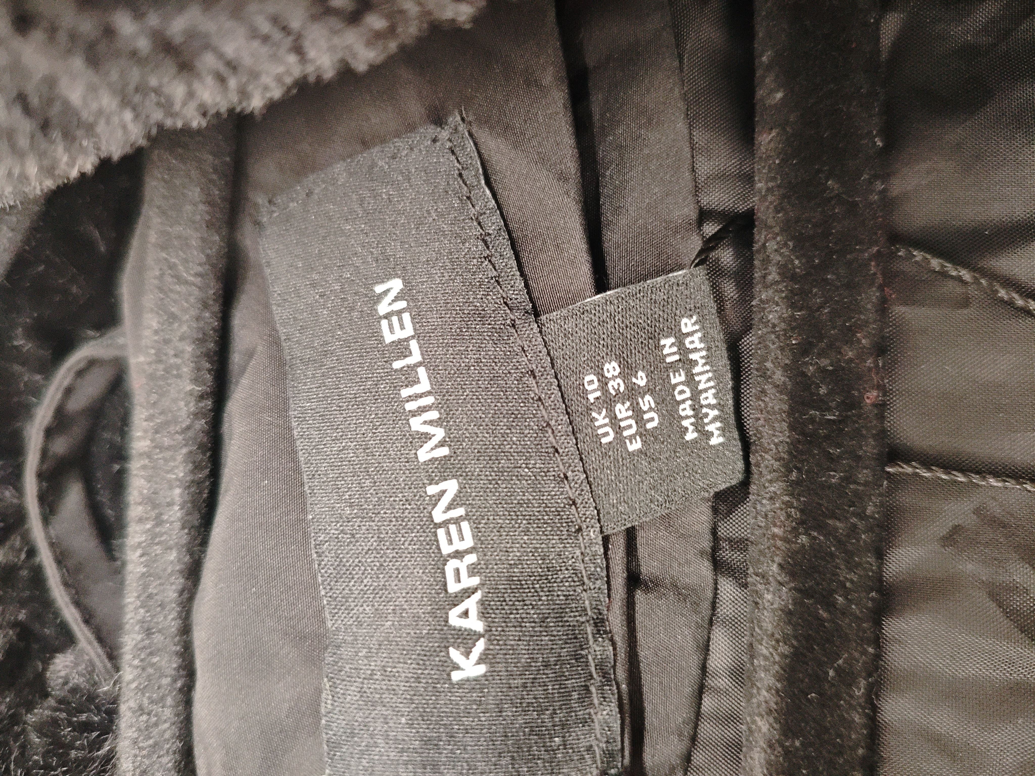 Karen Millen Women's Coat UK 10 Black Polyester with Acrylic Puffer Jacket - Image 6